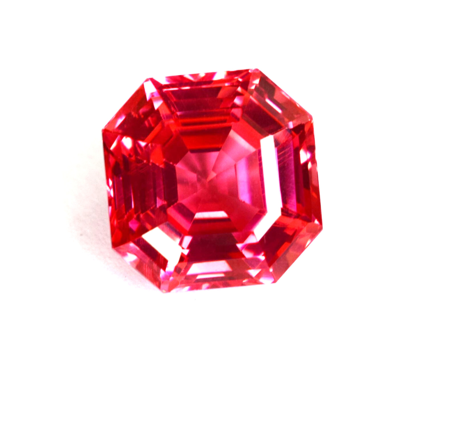 Captivating Beauty Of 10-12 CT Natural Radiant Cut Pink Padparadscha Sapphire