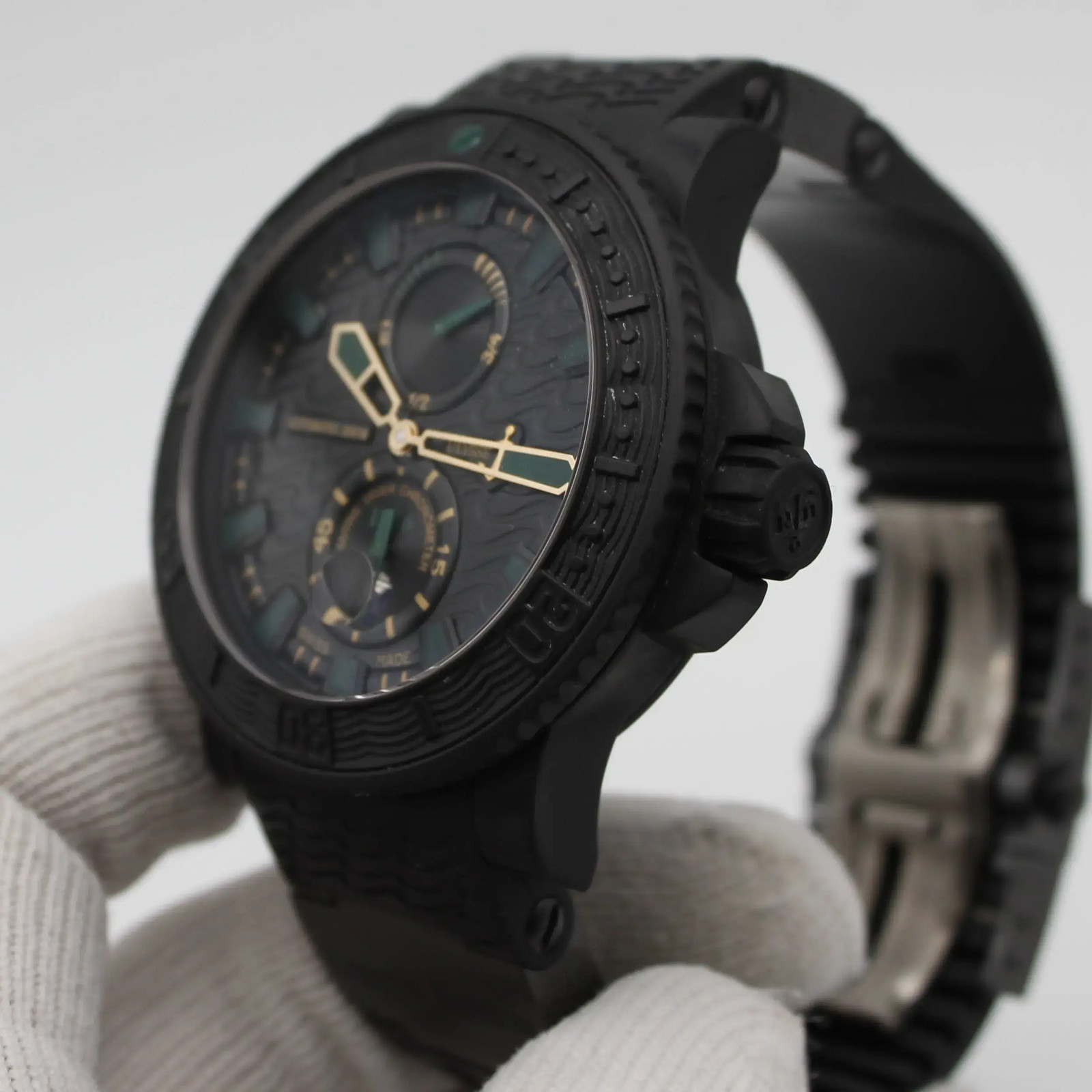 Ulysse Nardin Maxi Marine Diver Black Sea Camo Watch 263-92-3C