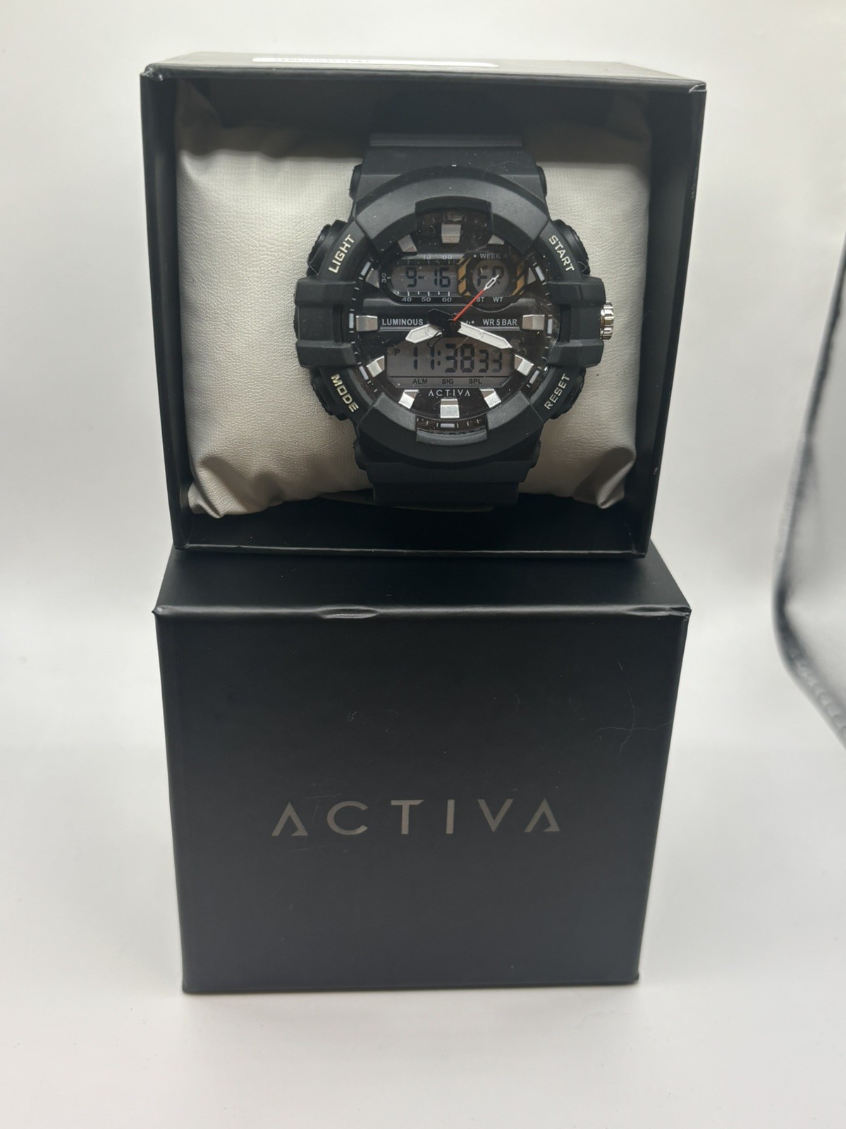 Activa new Digital / Analog sport watch on rubber band