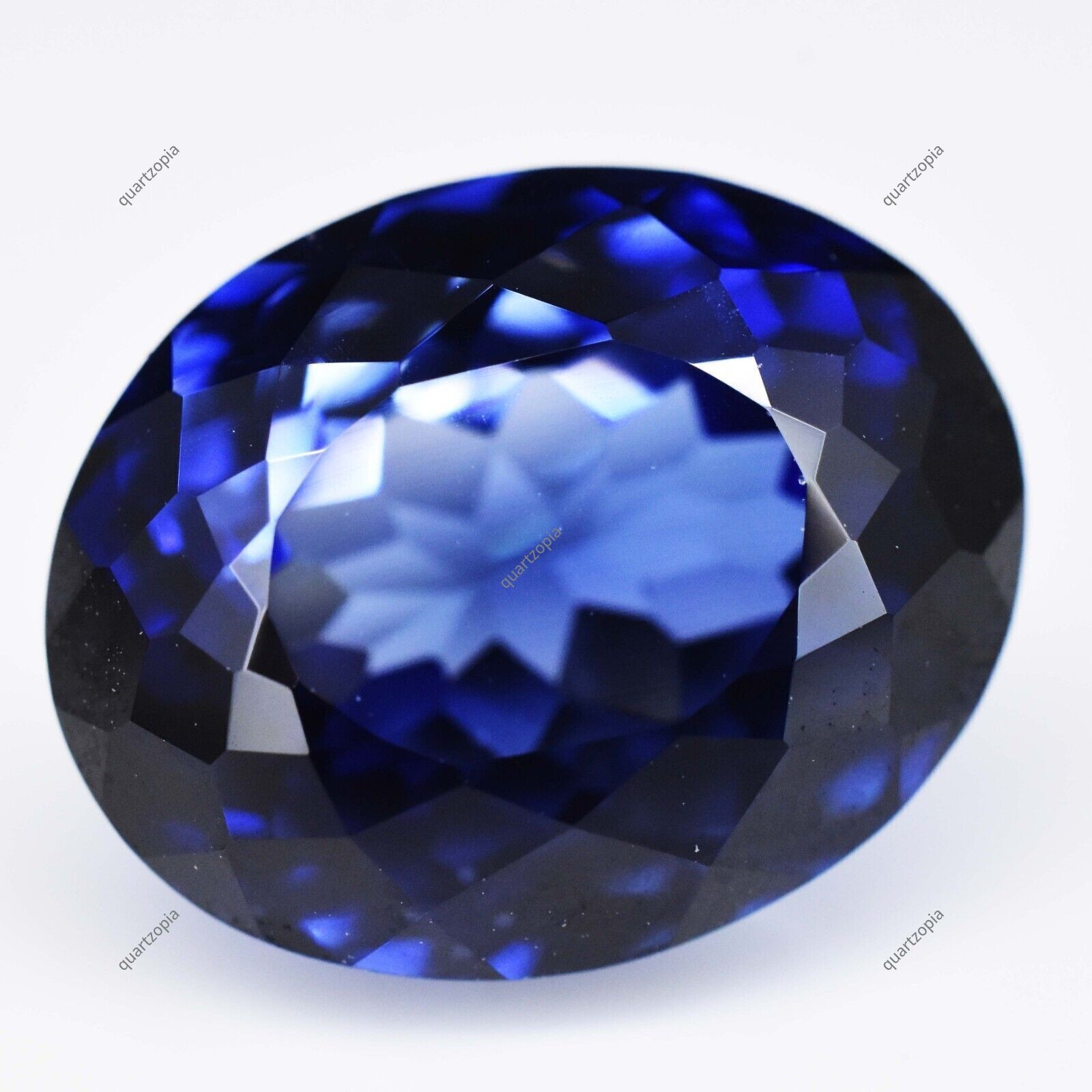21.25 Ct Natural Blue Sapphire Oval Cut Extremely Rare CERTIFIED Loose Gemstone