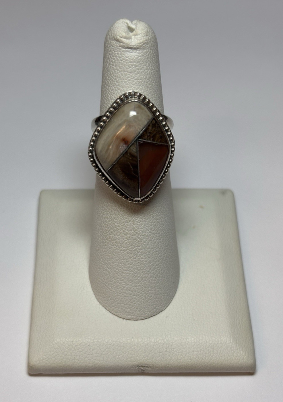 DTR Jay King Sterling 925 Silver Agate Ring Size 6 – .31