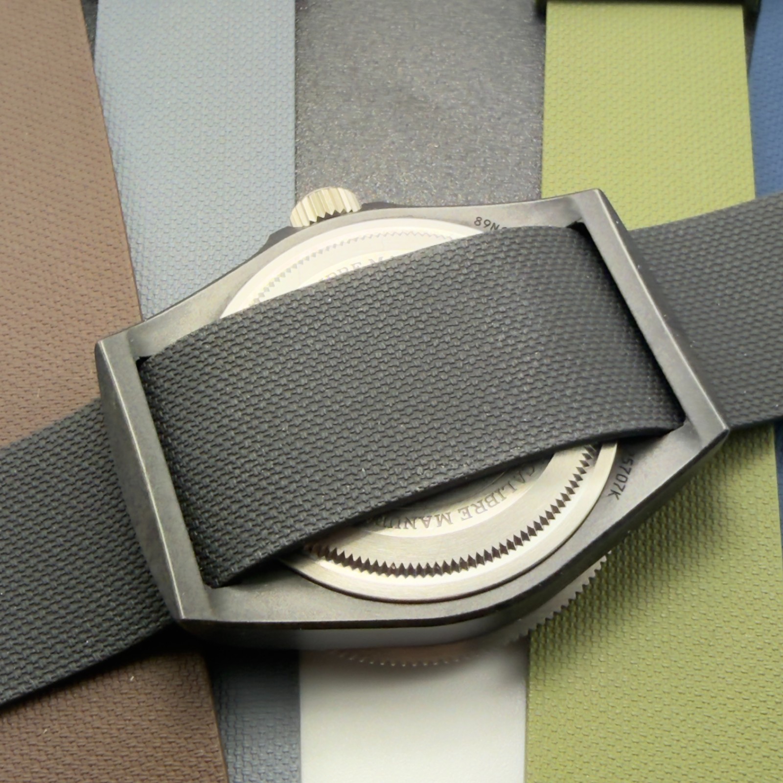 Tudor Pelagos FXD Single Pass Rubber Straps 22mm Black Blue Green Brown Grey