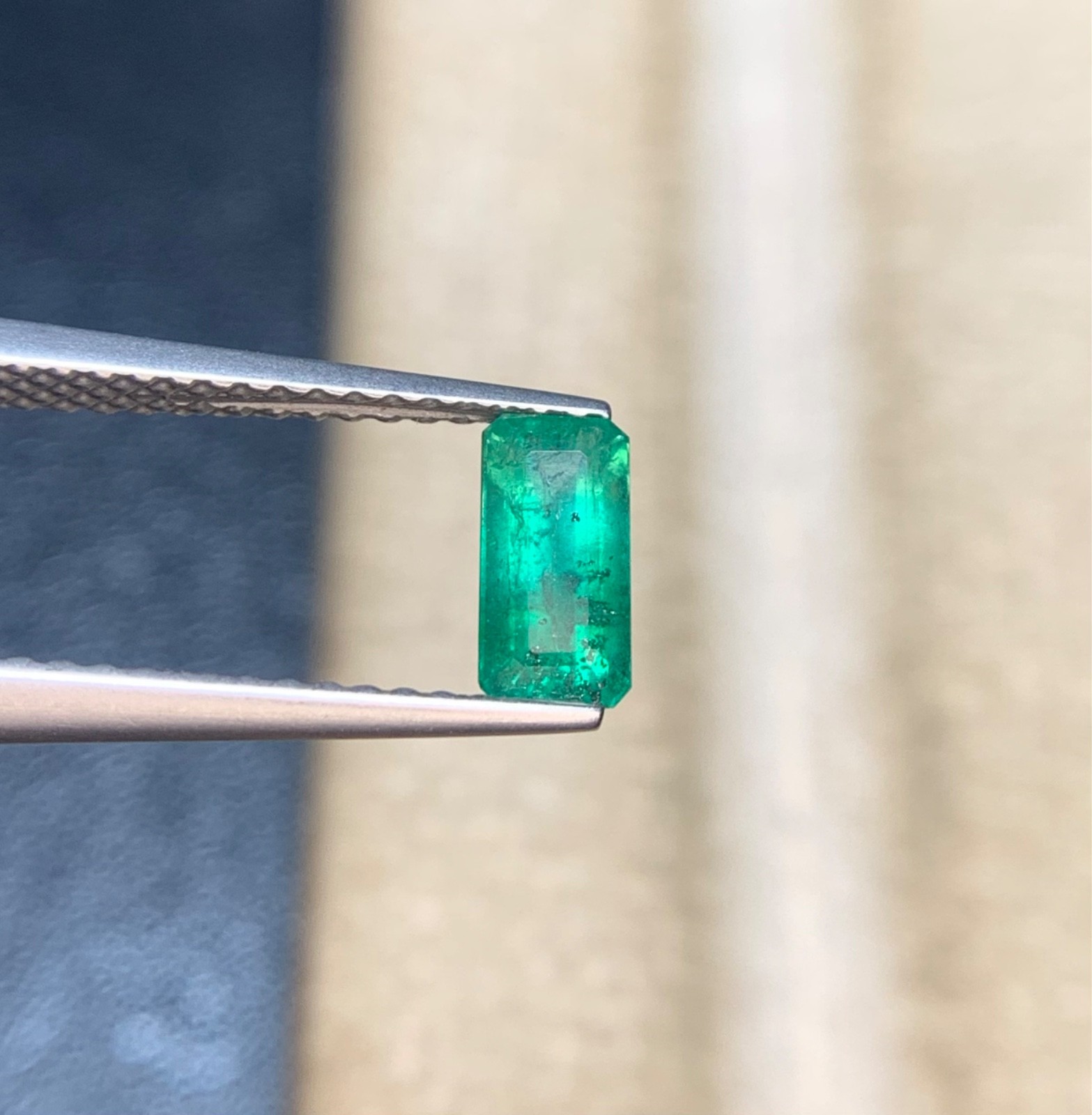 Natural Emerald Gemstone, 0.57 Crt From Swat