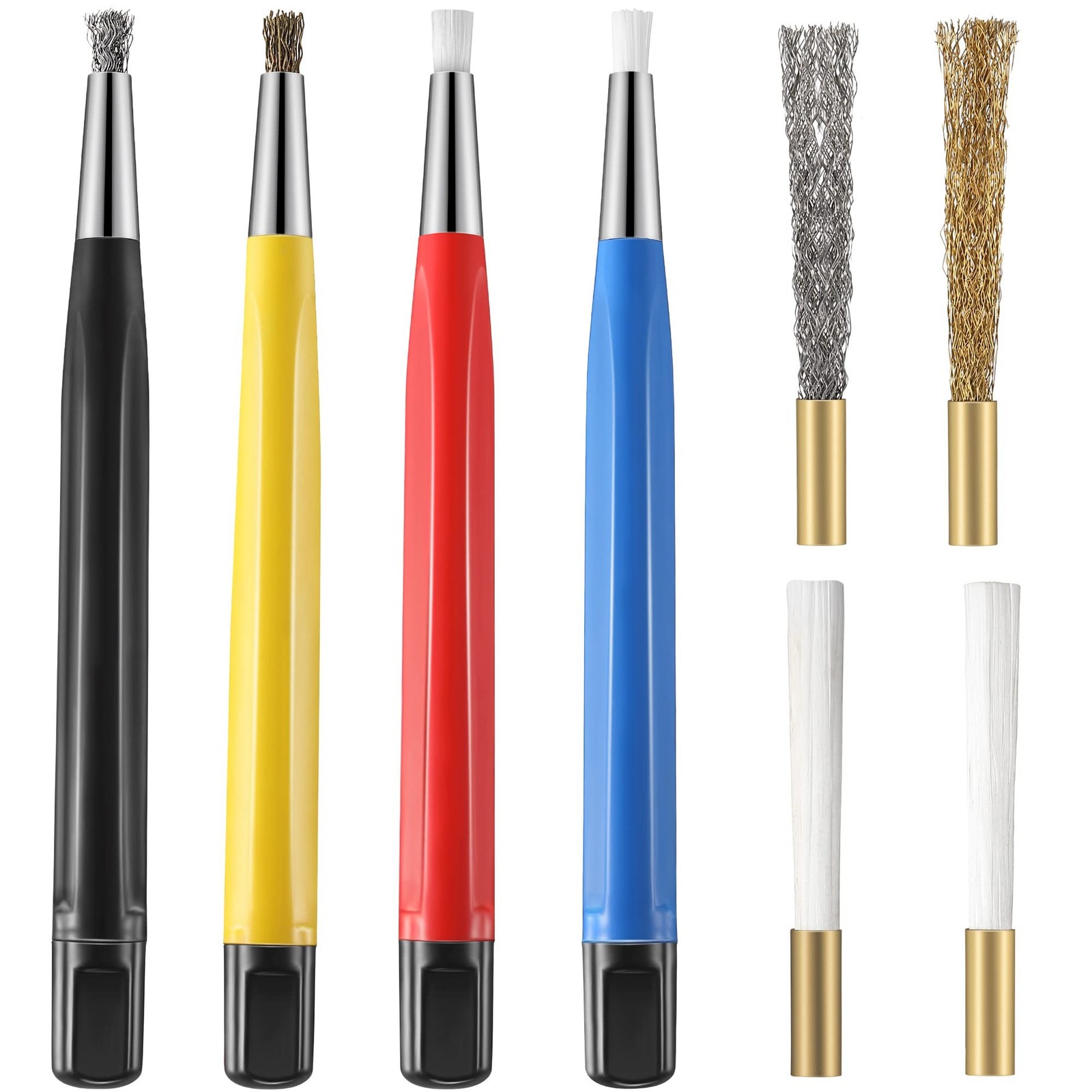 Dreyoo 8 Pcs Scratch Brush Pen Set for Jewelry Watch Coin Electronics | Pen S…