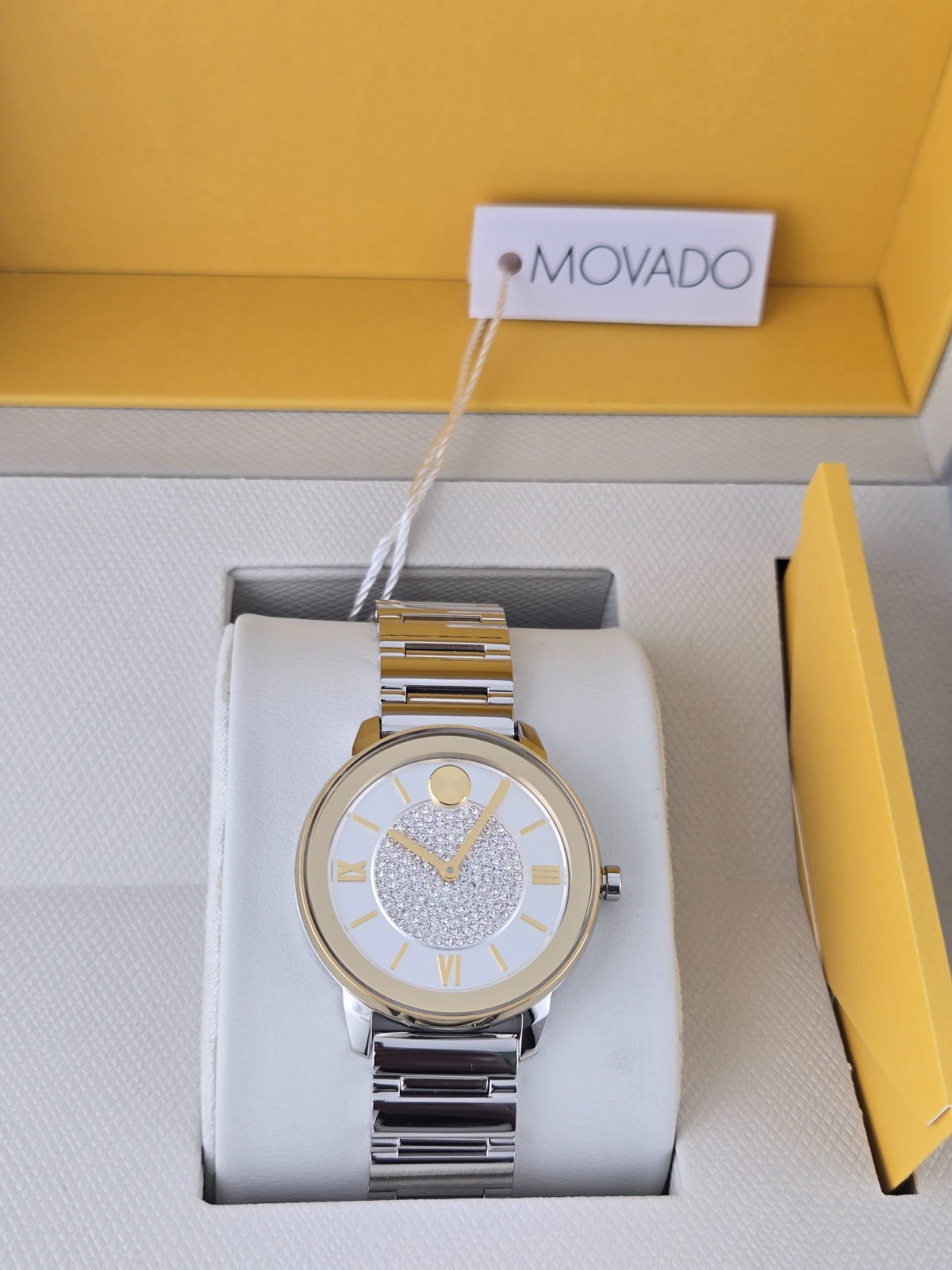 Movado Women’s Bold Diamond Dial Stainless Steel Watch – 3600660 ($650 MSRP)