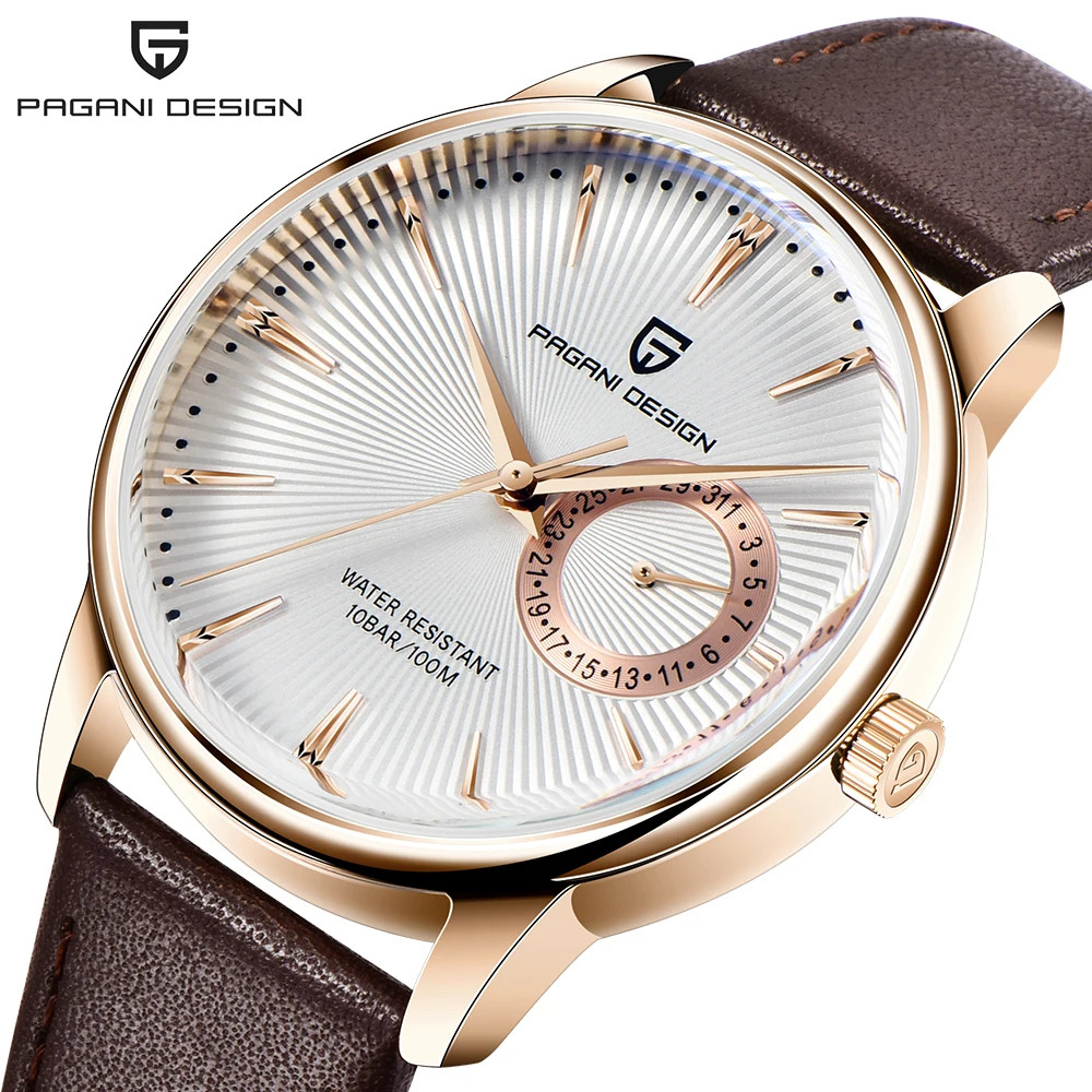 PAGANI DESIGN Men’s Quartz Watch Luxury Waterproof Military Sports Watch