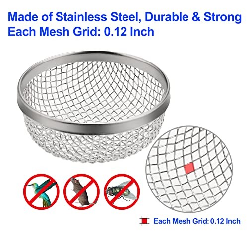 RV Flying Insect Screen, 2 Pack Furnace Vent Cover,Heater Vent Cover, 2.8in 2PK