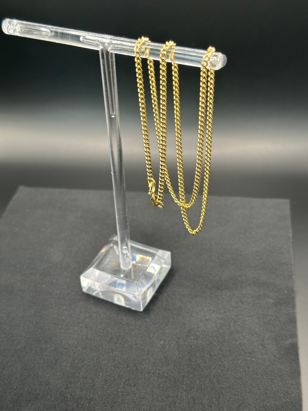 14K Yellow Gold Curb Link Chain Necklace 18″2.2mm 2.75g 585 Stamped Real Genuine
