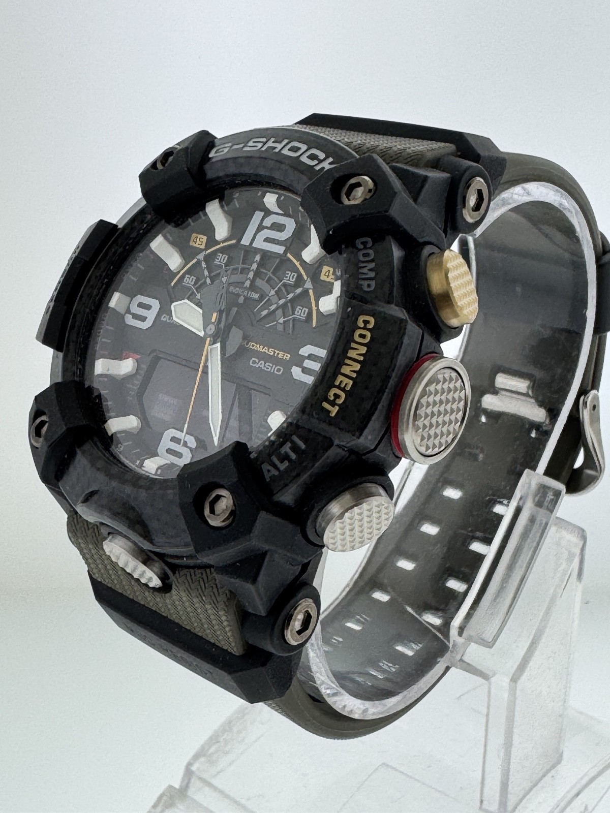 Casio G-Shock WATCH GG B100 1A3 COMPASS GREENISH BLACK BENZEL DISPLAY SAMPLE 61