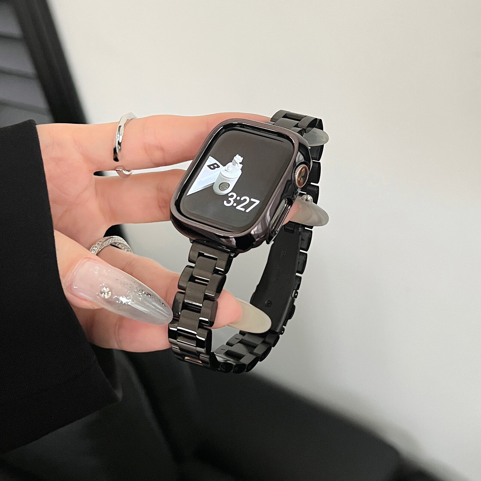 Thin Stainless Steel Metal Band For iWatch Ultra SE Series 10/9/8/7/6/5/4/3/2/1