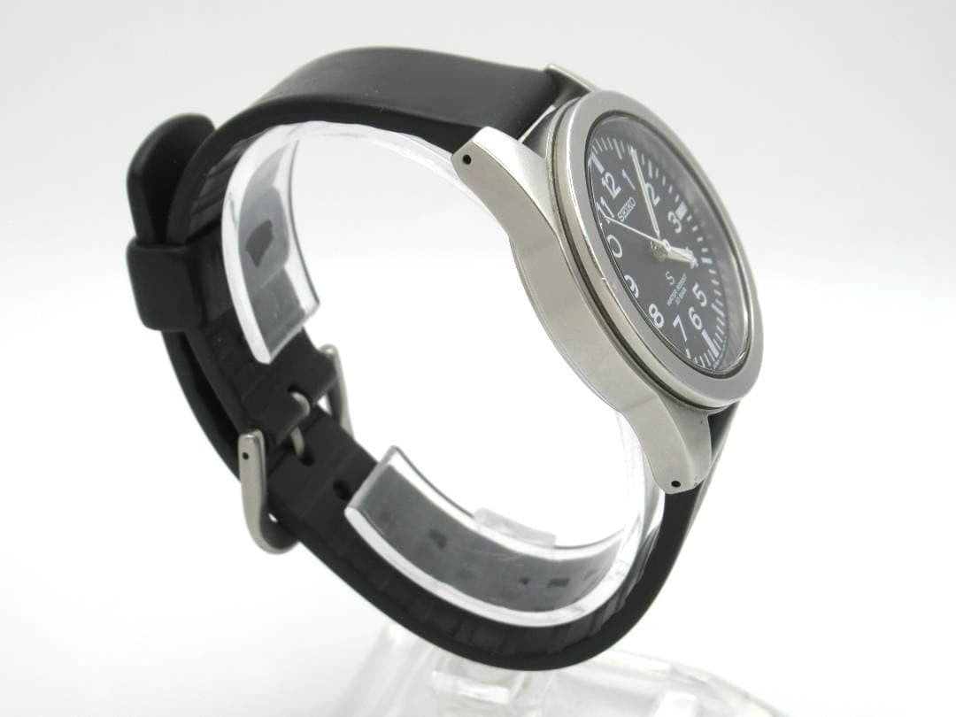 Seiko x Nano Universe SUS 7N01-0KL0 QZ Black Dial Men’s Watch Wristwatch Rare