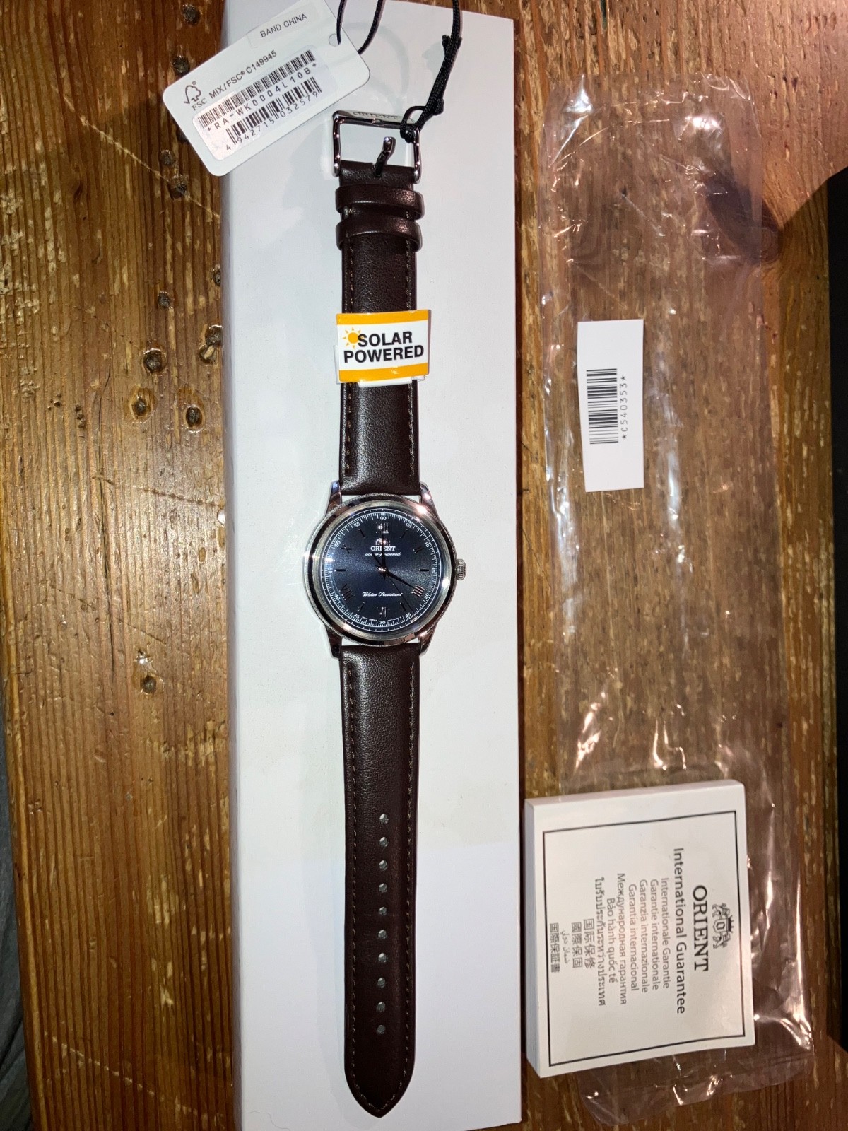 Orient Bambino Solar Powered 38mm Runs Perfectly