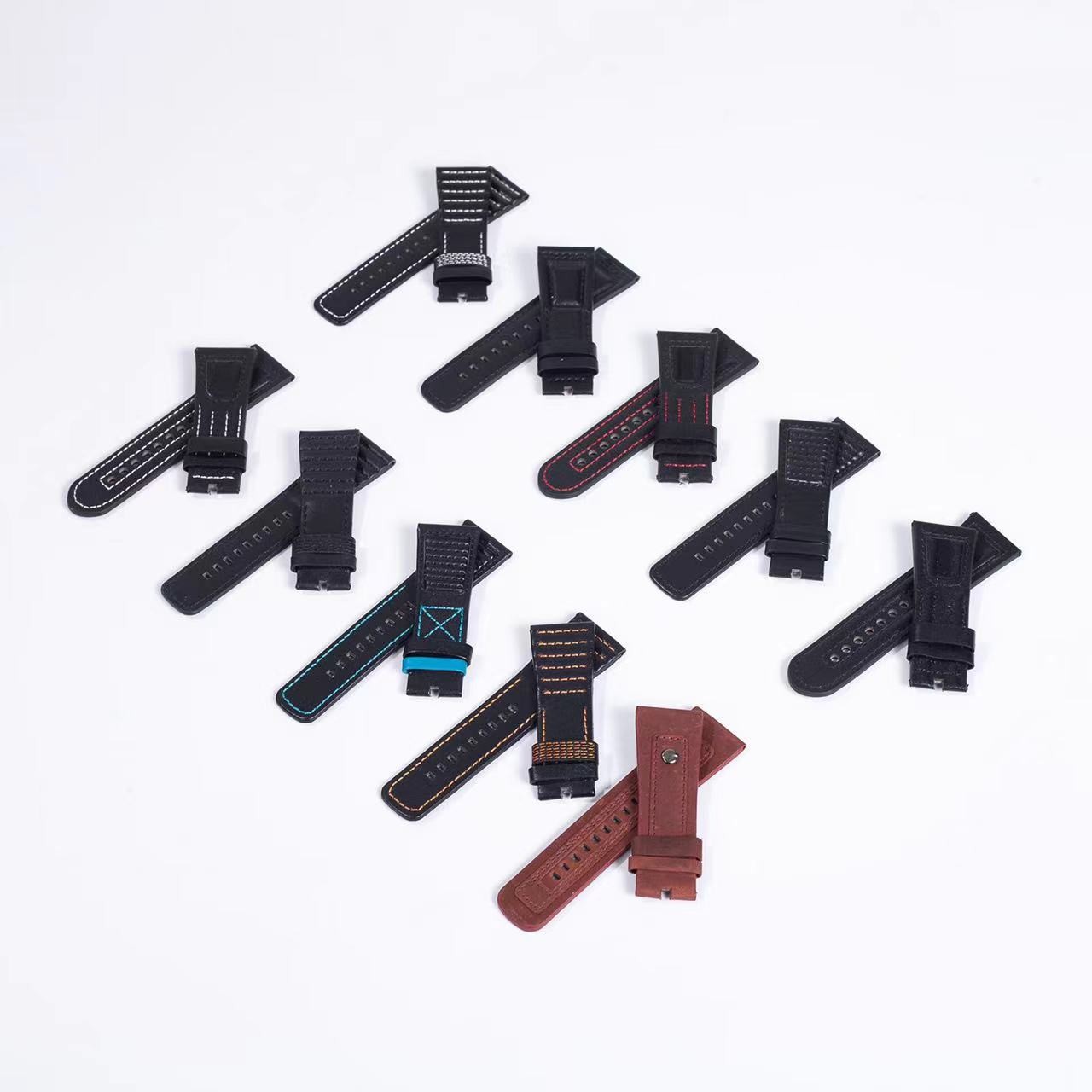 For Sevenfriday Quality Genuine Leather Watch Straps Mens 28mm Without Buckle