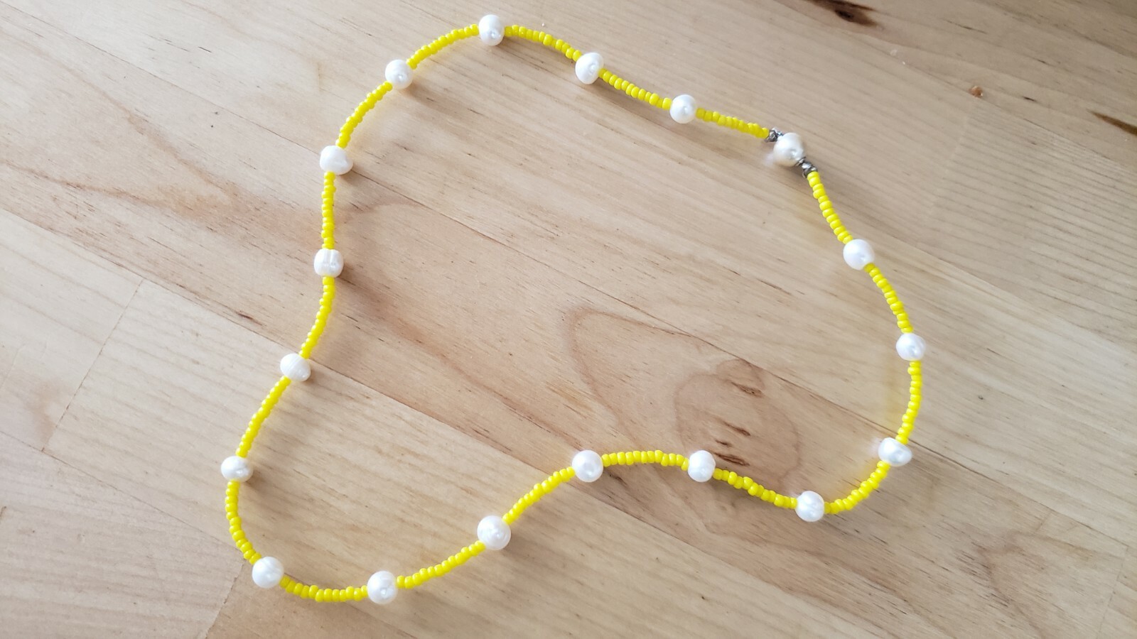 Genuine PEARL Necklace , 18″ , HAND CRAFTED in USA