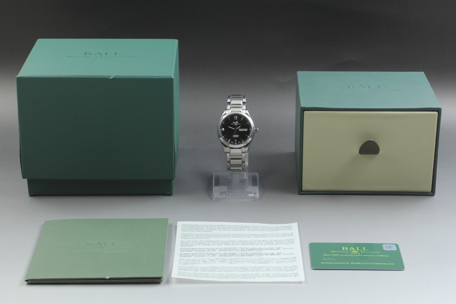 [Exc+5] BALL WATCH Engineer II NM2026C-S5J-BK Automatic Men’s Watch JAPAN
