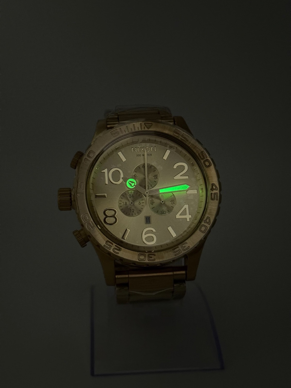 NIXON 51-30 Chrono Gold-Tone Chronograph Men’s Watch A083-502