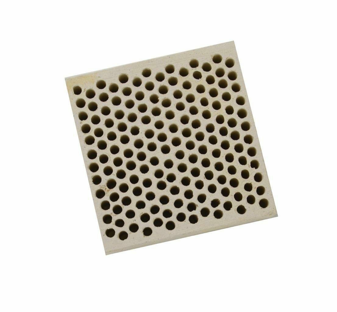 Honeycomb Ceramic Solder Block Square 168 Holes (2 mm) 40 mm x 40 mm x 15 mm