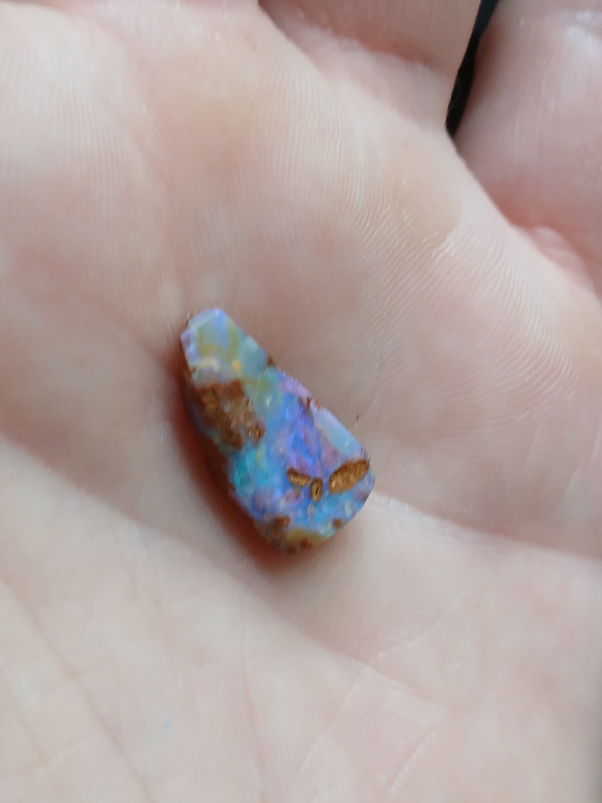 Australia Boulder Opal Unknown Field R2058 Specimen 3 Carat