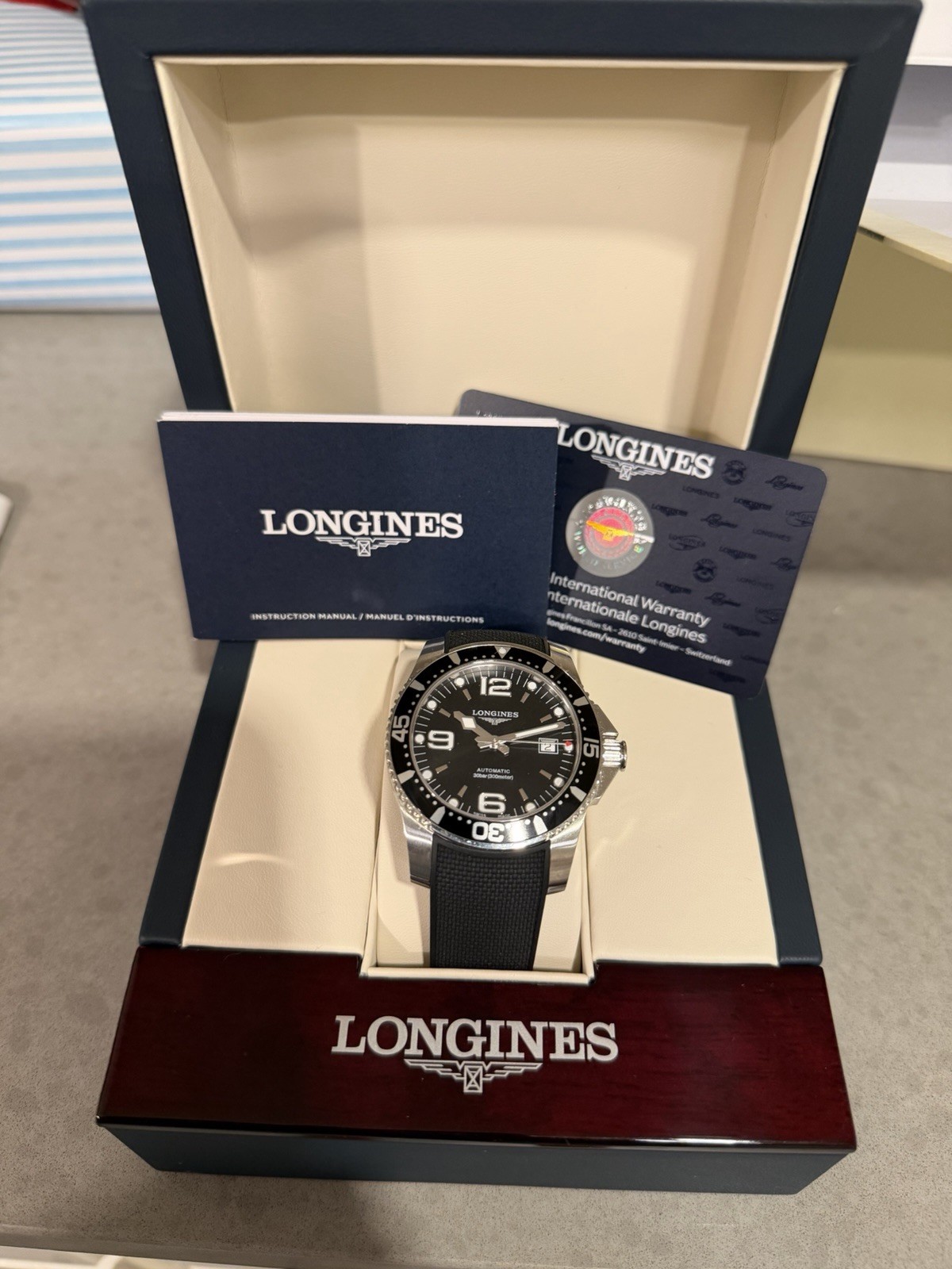 Longines HydroConquest Men’s Automatic Watch 41mm L3.742.4.56.6