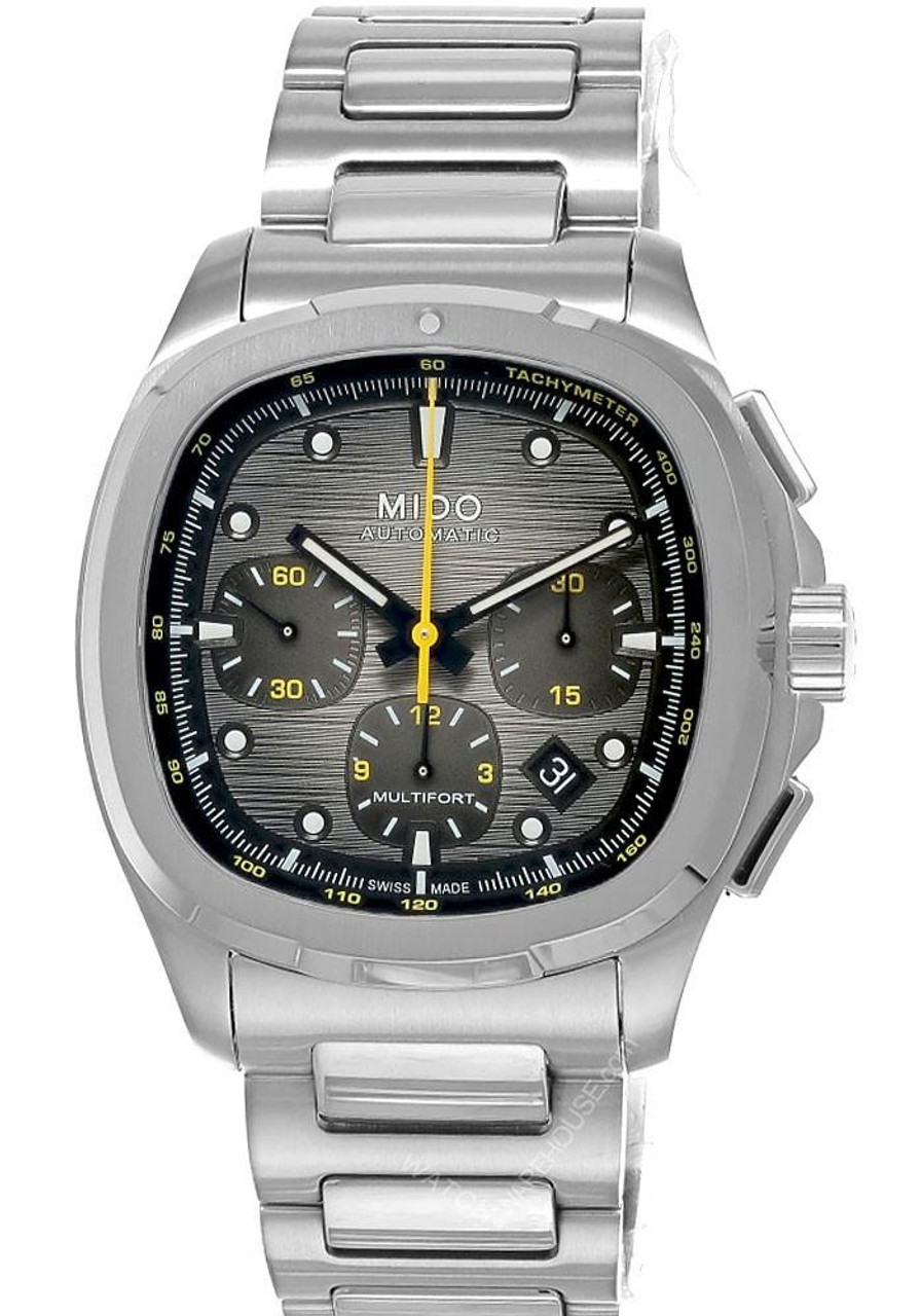 Mido Multifort TV Chronograph 42mm Grey Dial Men’s Watch M049.527.11.081.00