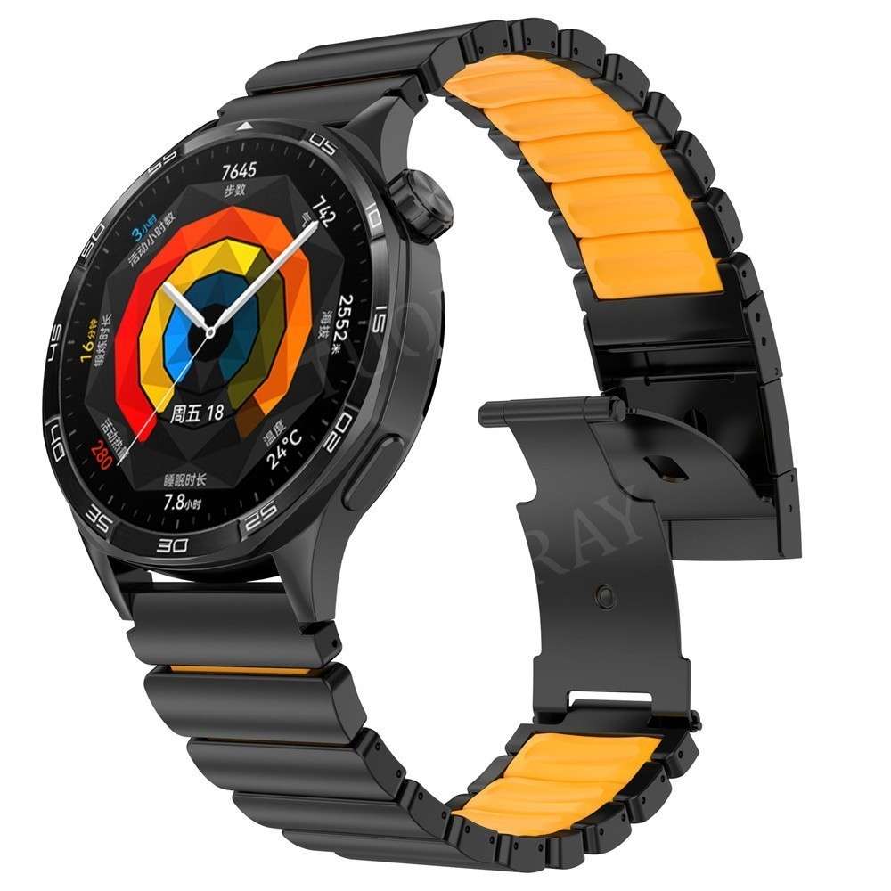 22mm Titanium Metal Band Strap For Amazfit GTR 4 3 2 2e 47mm Bip 6 5 4 Stratos 3