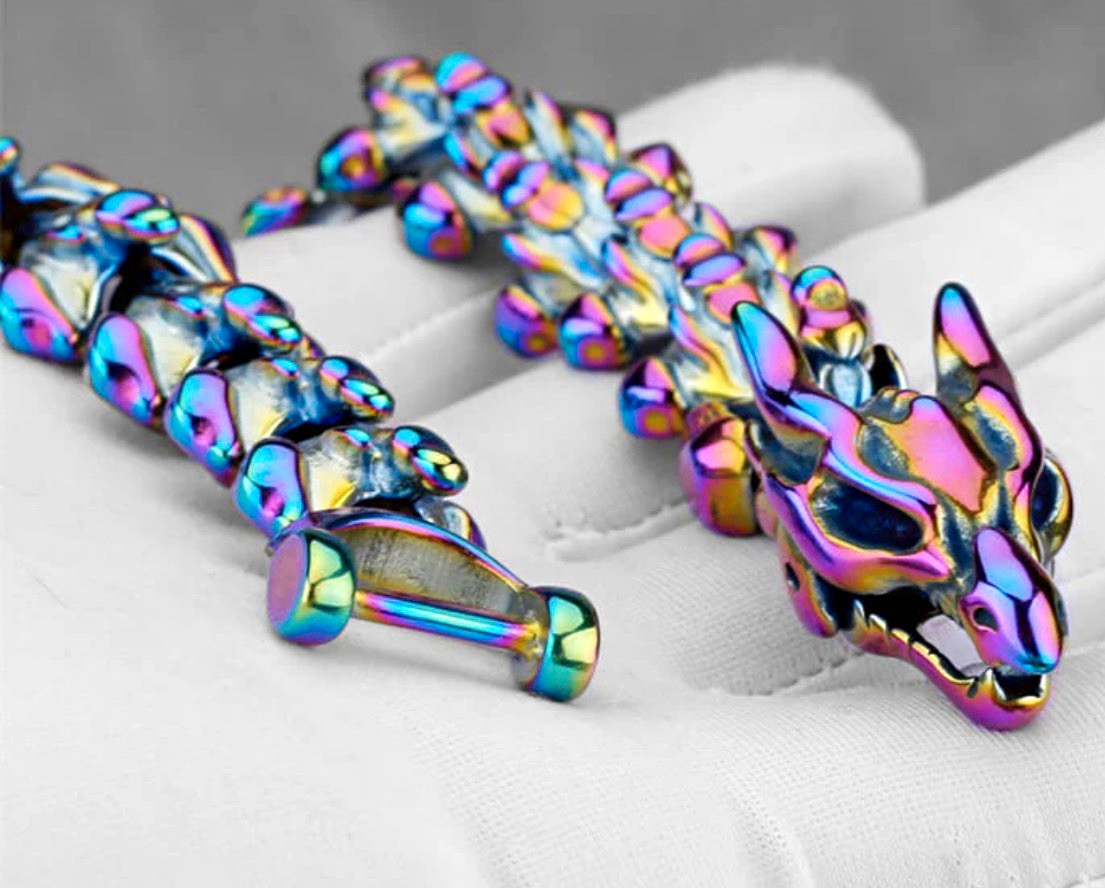 Multicolor Punk Keel Chain Stainless Steel Viking Bracelet