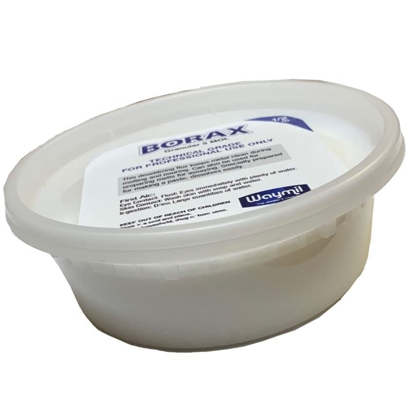 Borax Flux 1/2 Pound Melting Gold Silver Container Jewelry Casting for Gold $ Si