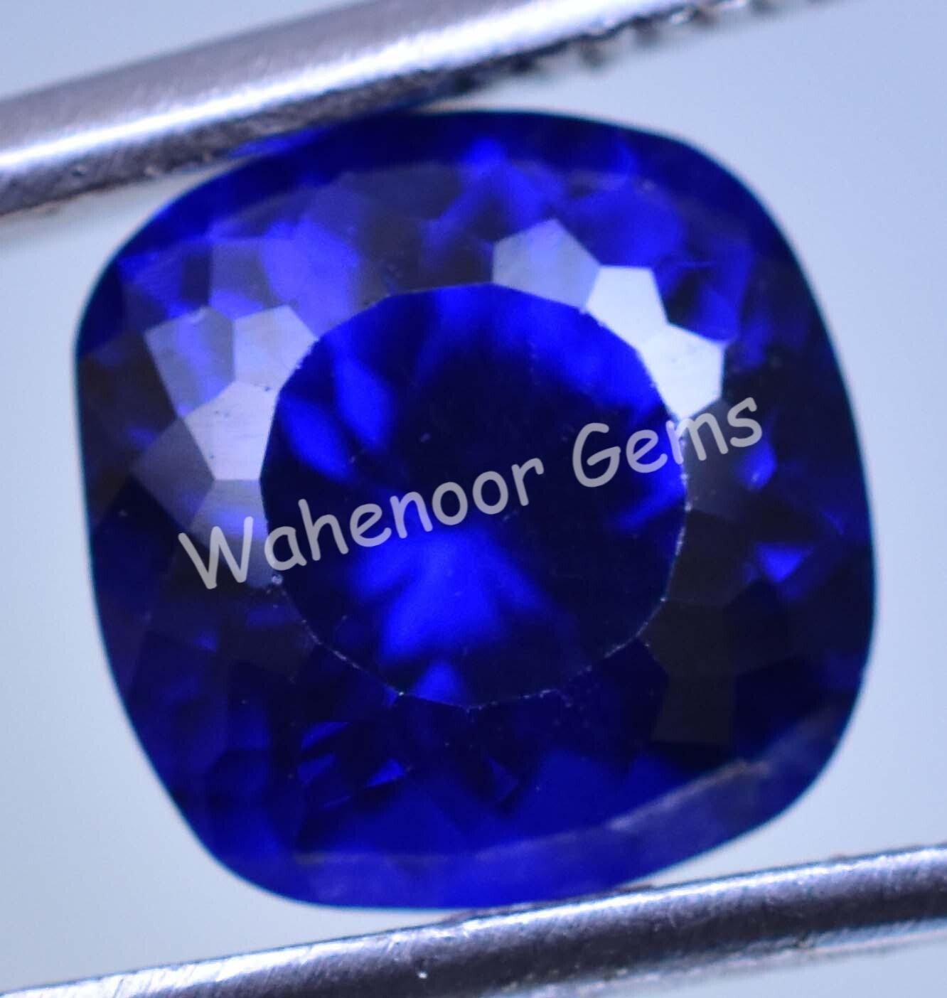 AAA+ 7.00 Ct Natural Arkansas Blue Benitoite Certified Rare Loose Gemstone