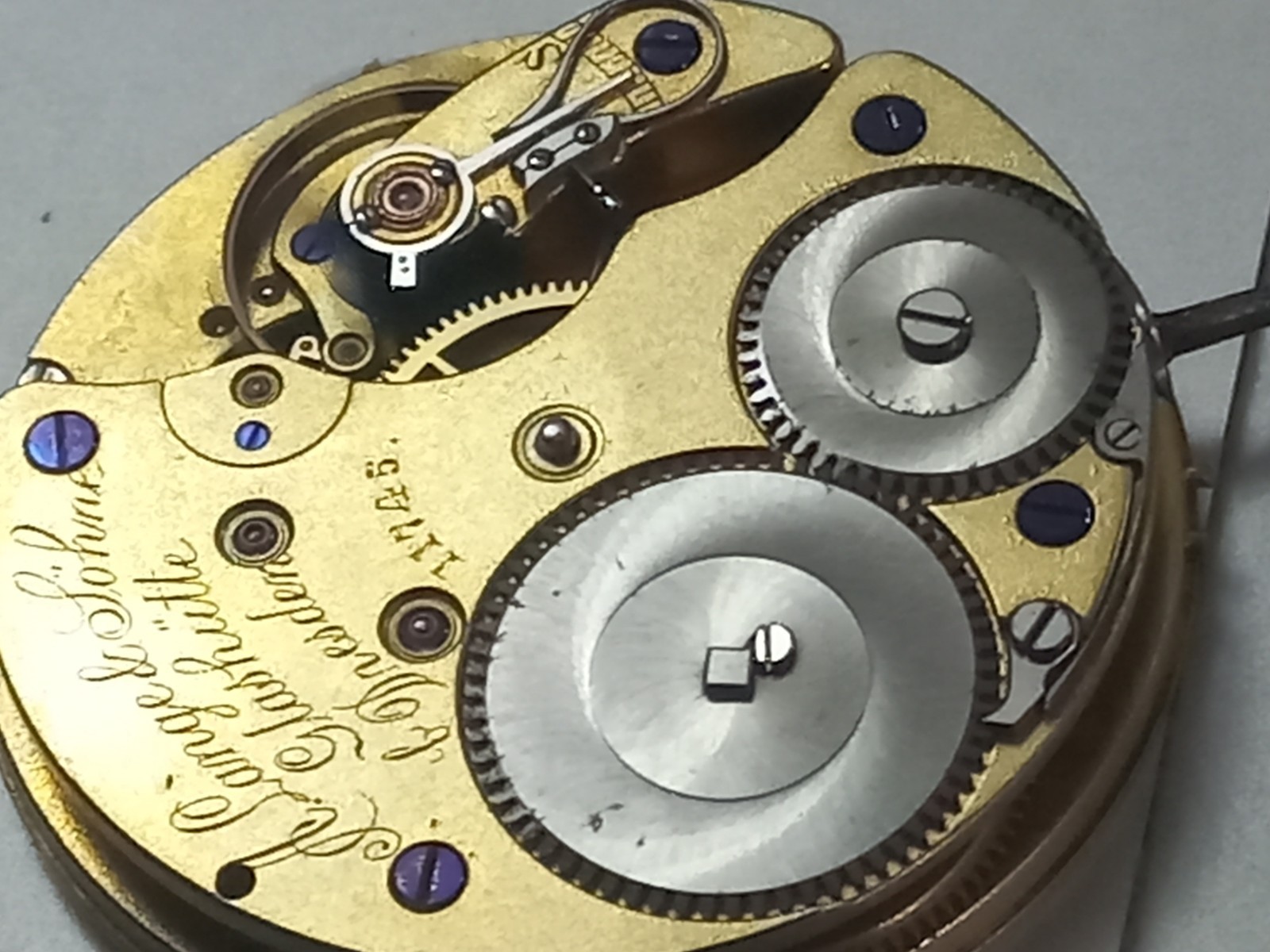 RARE VINTAGE A LANGE SÖHNE GLASHÜTTE POCKET WATCH MOVEMENT