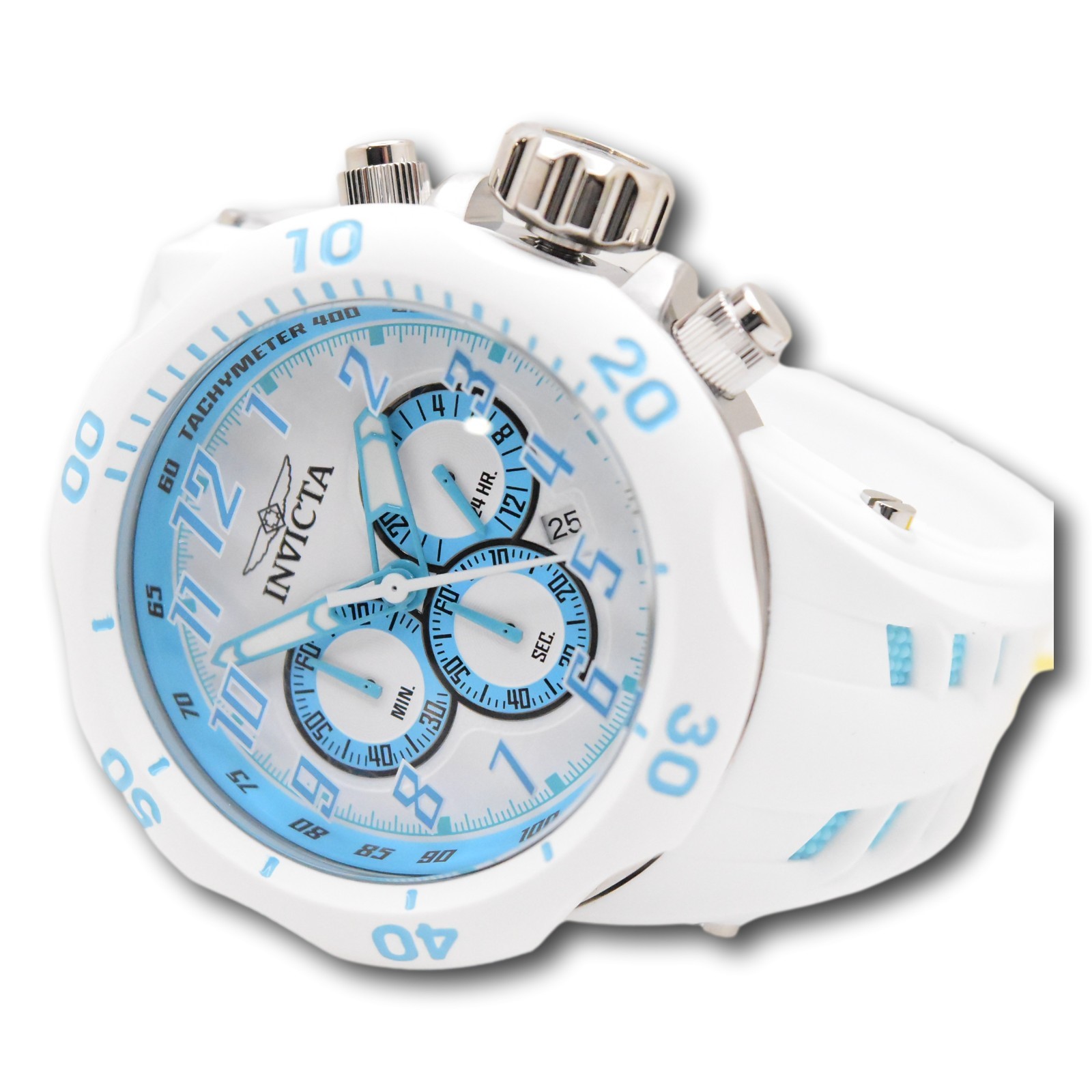 Invicta Venom Hydra Arctic Glacier Men’s 52mm White & Blue Chrono Watch 50511