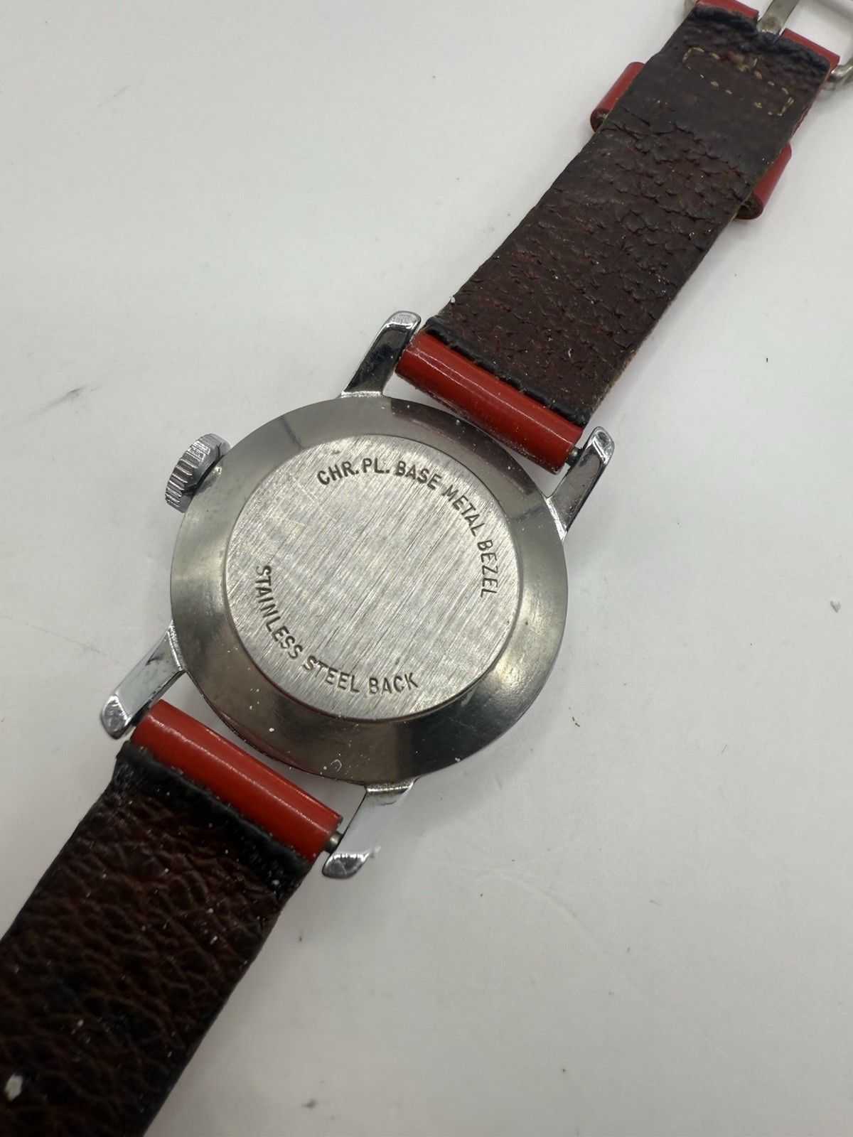 VINTAGE INGERSOLL MICKEY MOUSE CHILDREN/LADIES WATCH 24MM RUNNING OG BAND