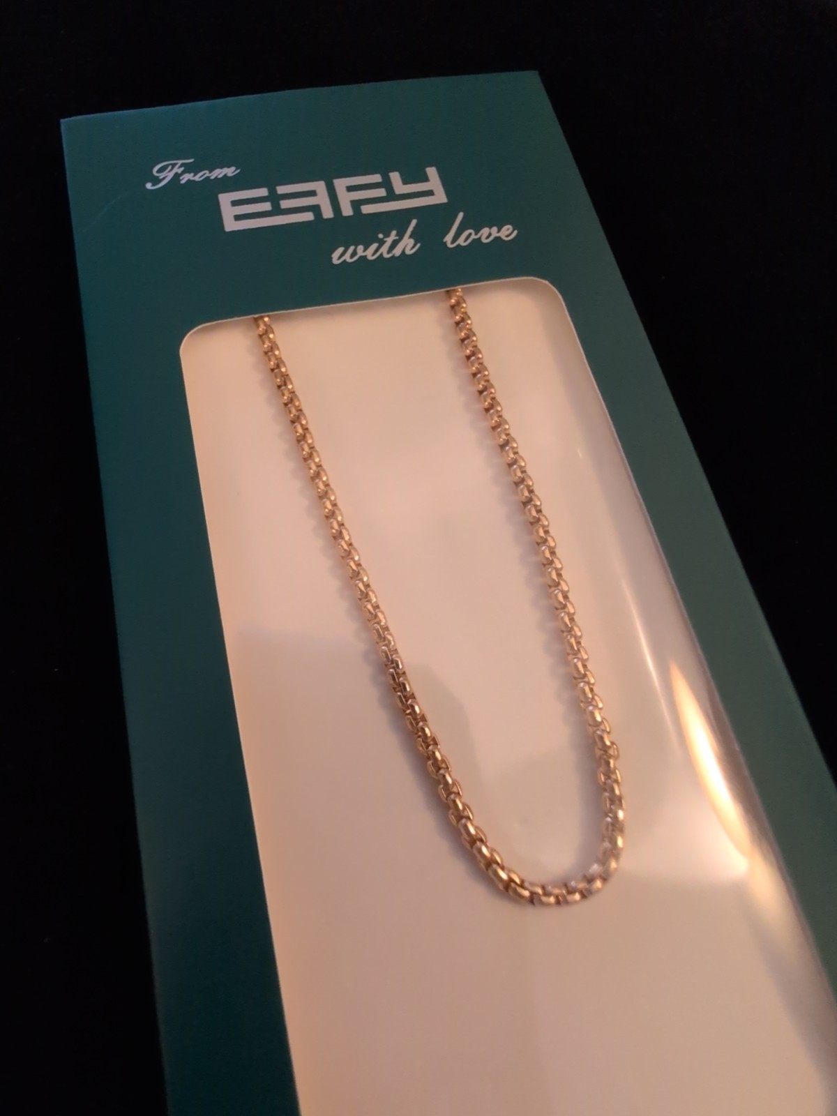 Genuine EFFY Love Collection Replacement Cable Style Necklace Limited Edition