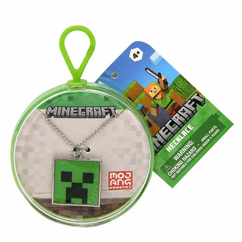 HER Accessories – Minecraft Metal Necklace – CREEPER – New