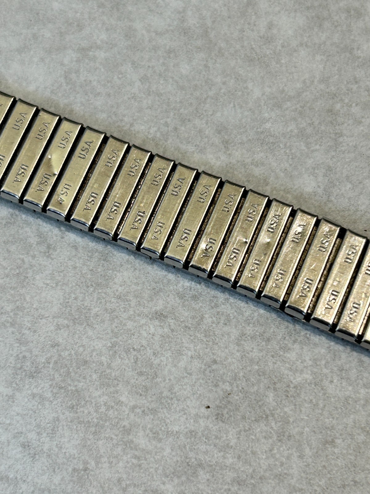 USA-made 18mm Stainless Steel Men’s Stretchable Watch Band