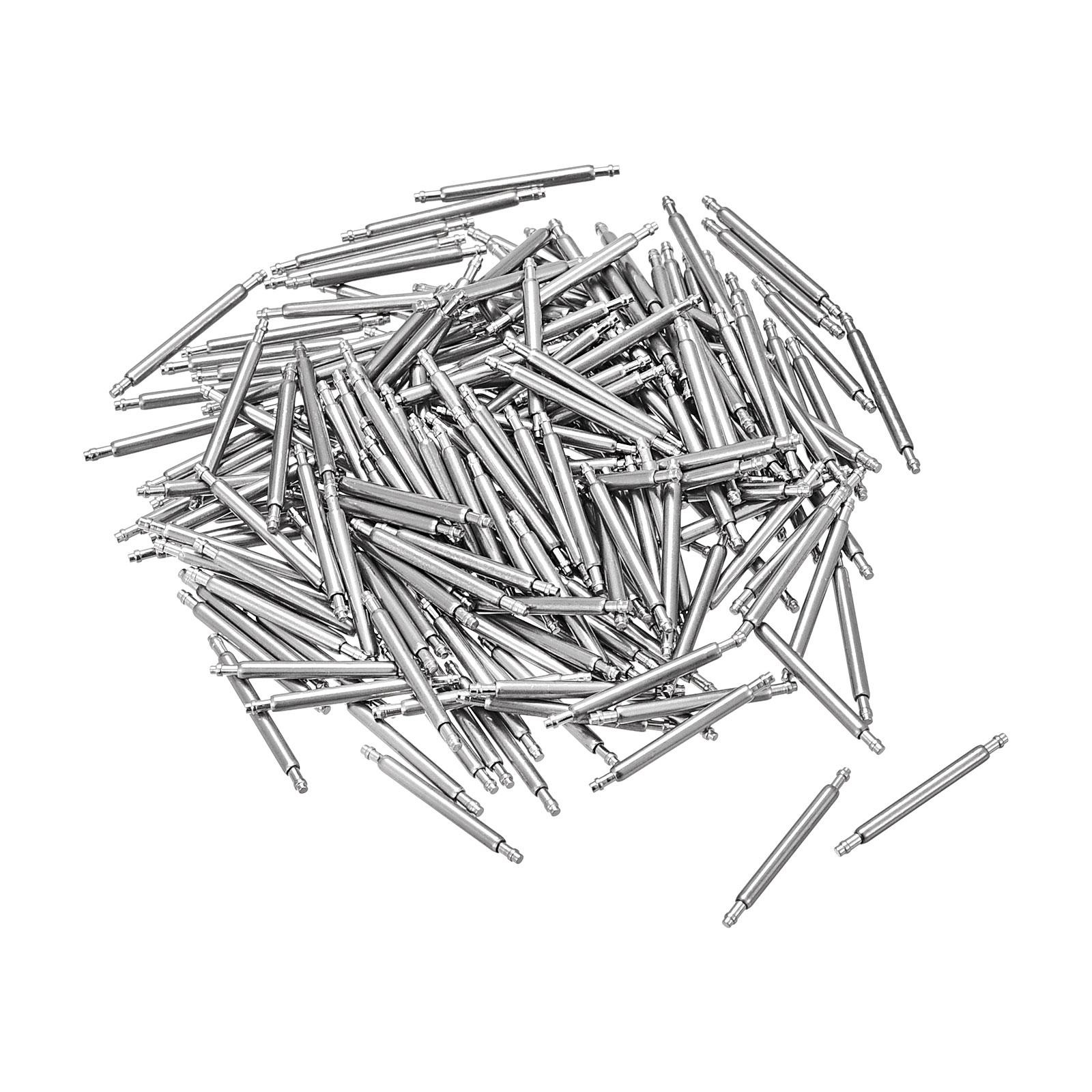 13mm Watch Band Pin 1.3mm Dia Steel Single Flanged End Spring Bar Pins 200pcs