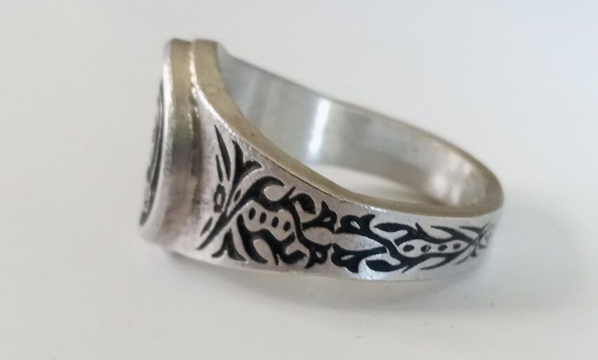 #9 King Paimon ring from King Solomon 72 Demons Goetia + Optional pendant