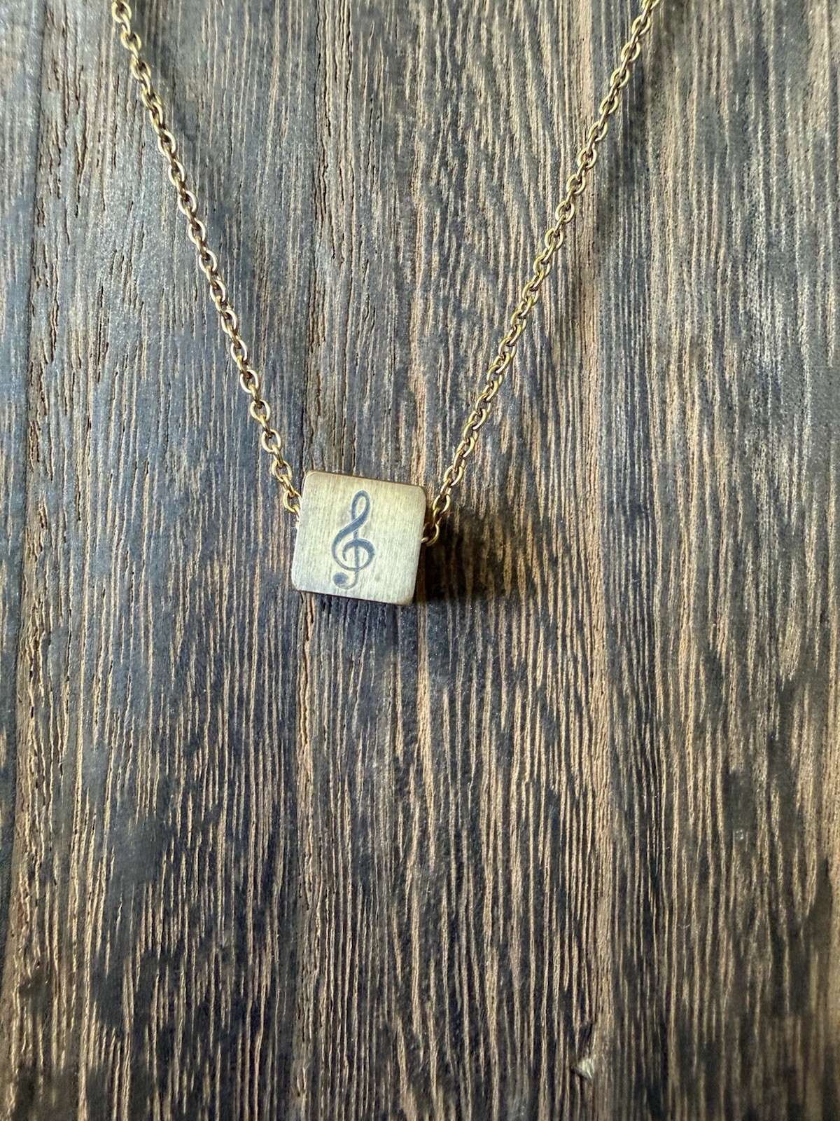 Pendant Necklace With Cross, Heart, Mama Bear, And Treble Clef Engravings
