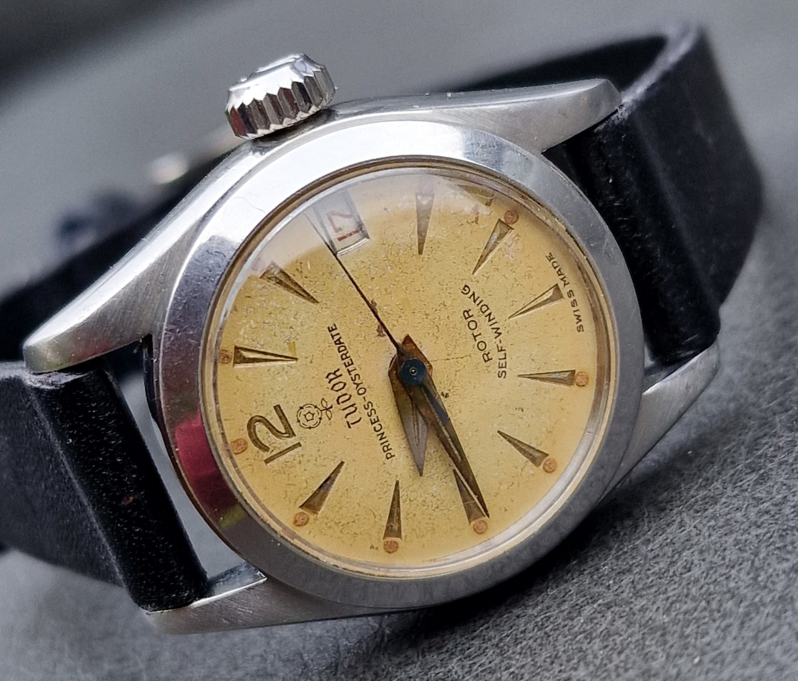 Tudor Princess Oysterdate Automatic 24mm Stainless Steel Wristwatch
