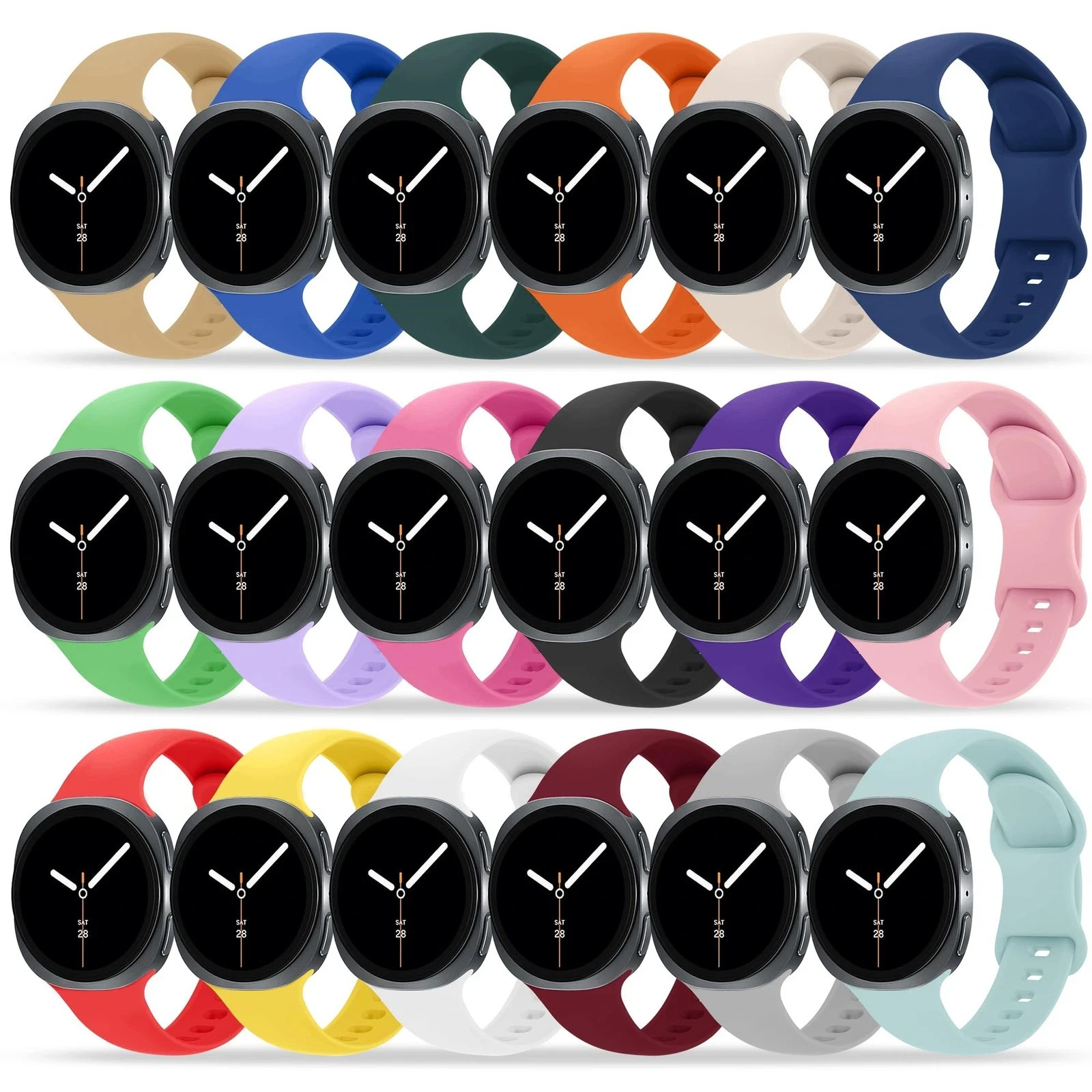 18 Pack Bands Compatible with Samsung Galaxy Watch 8 40mm 44mm/Galaxy Watch 8…