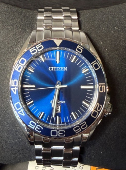 Citizen Carson AW1770-53L Eco-Drive Blue Dial 42mm Men’s Watch w/ Box