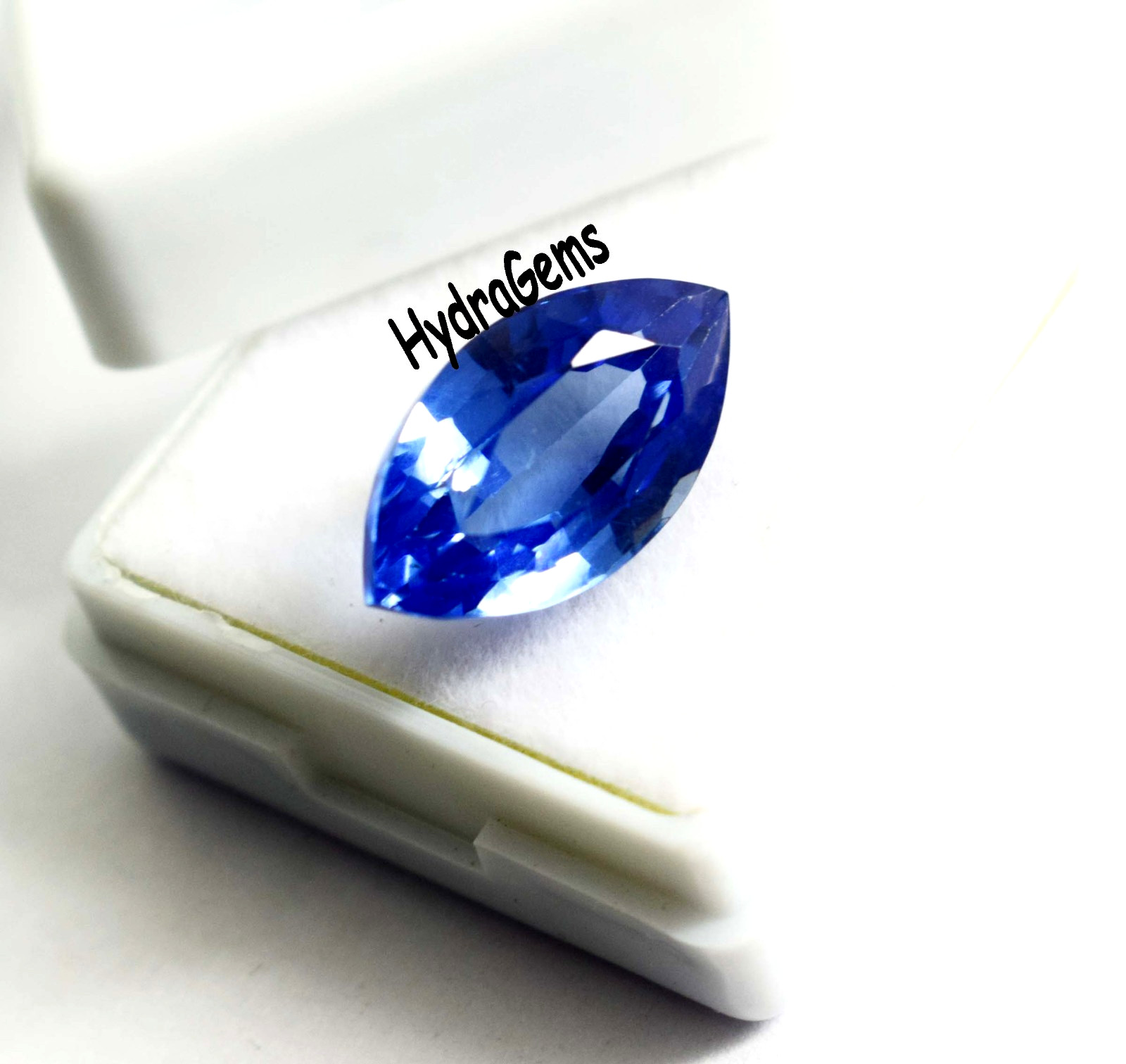 Madagascar Sapphire Gemstone 9.65 Ct Apx. Certified Marquise Blue Loose Gemstone