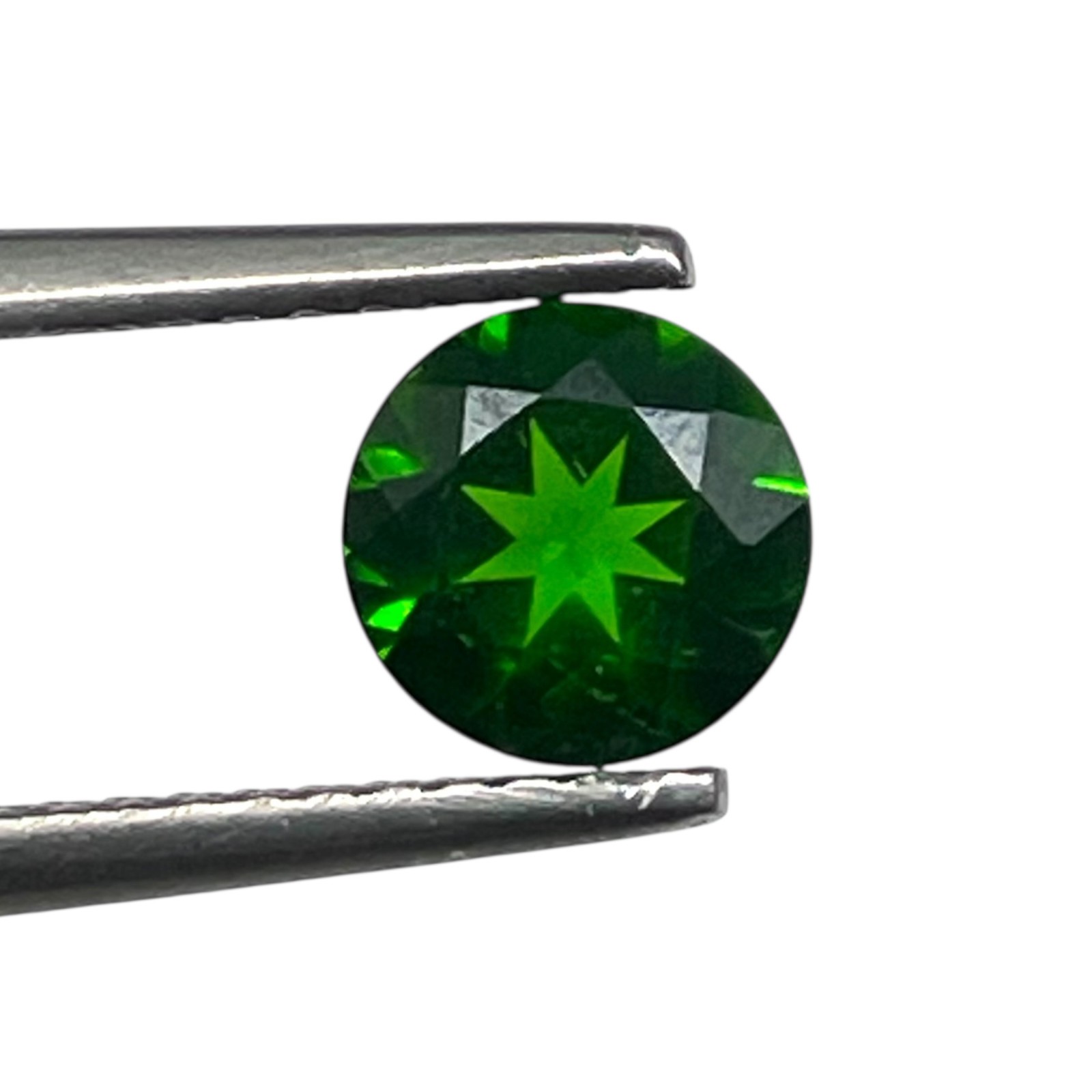10 Pcs Natural Chrome Diopside 6mm Round Cut Vivid Green Loose Gemstones Lot