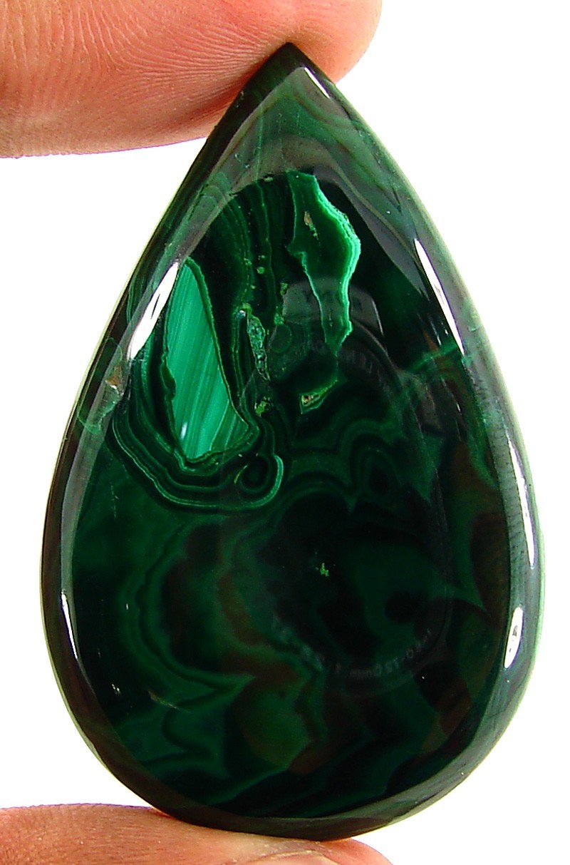 103.50 Ct Natural Malachite Loose Gemstone Cabochon Wire Wrap Stone – 29742
