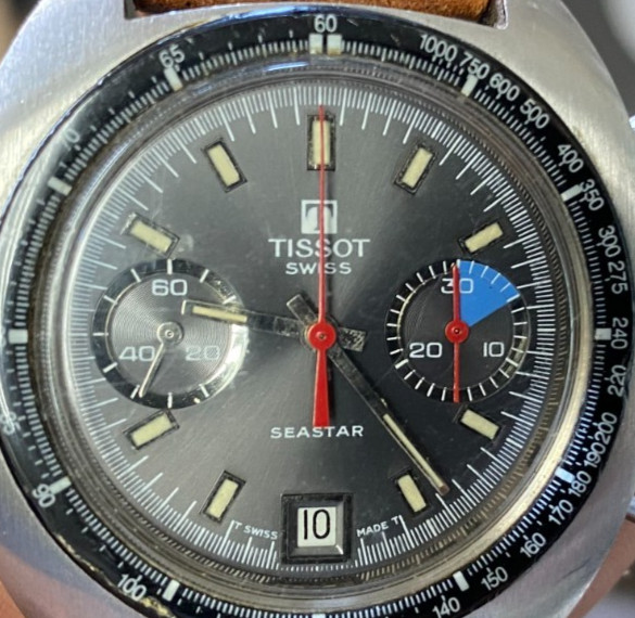 Tissot 2060 Chronograph Seastar 7734 Valjoux Grey Dial 40mm Stainless