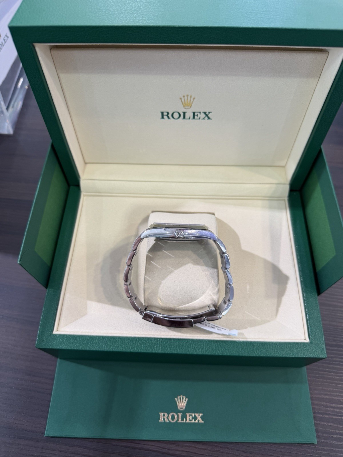 Rolex Oyster Perpetual 41 Steel Celebration Dial FULL SET!! (unworn) 124300
