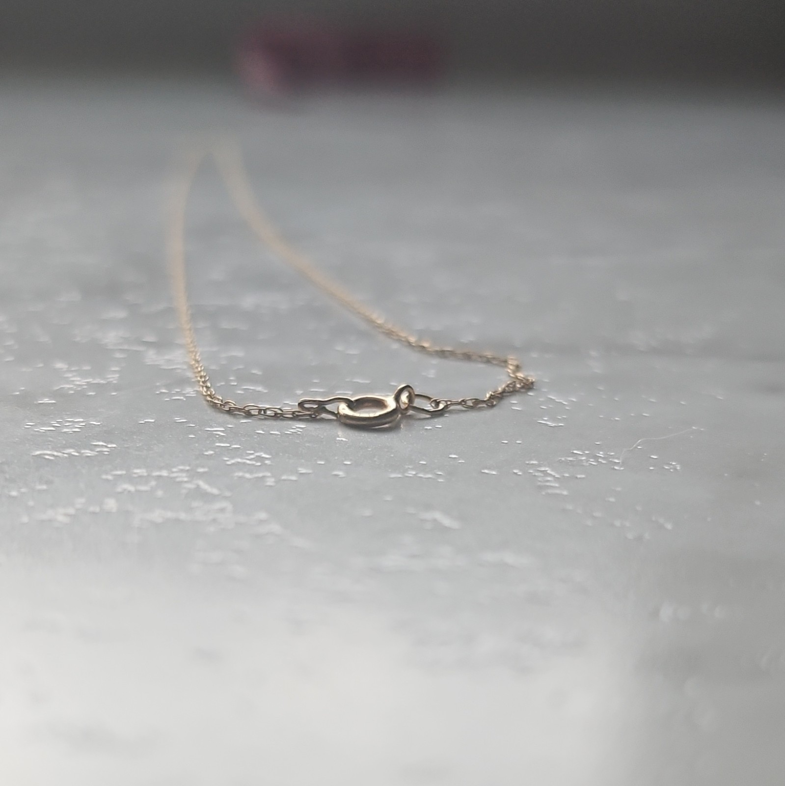 14k Yellow Gold Rope Chain Necklace 18 in Spring Ring Closure