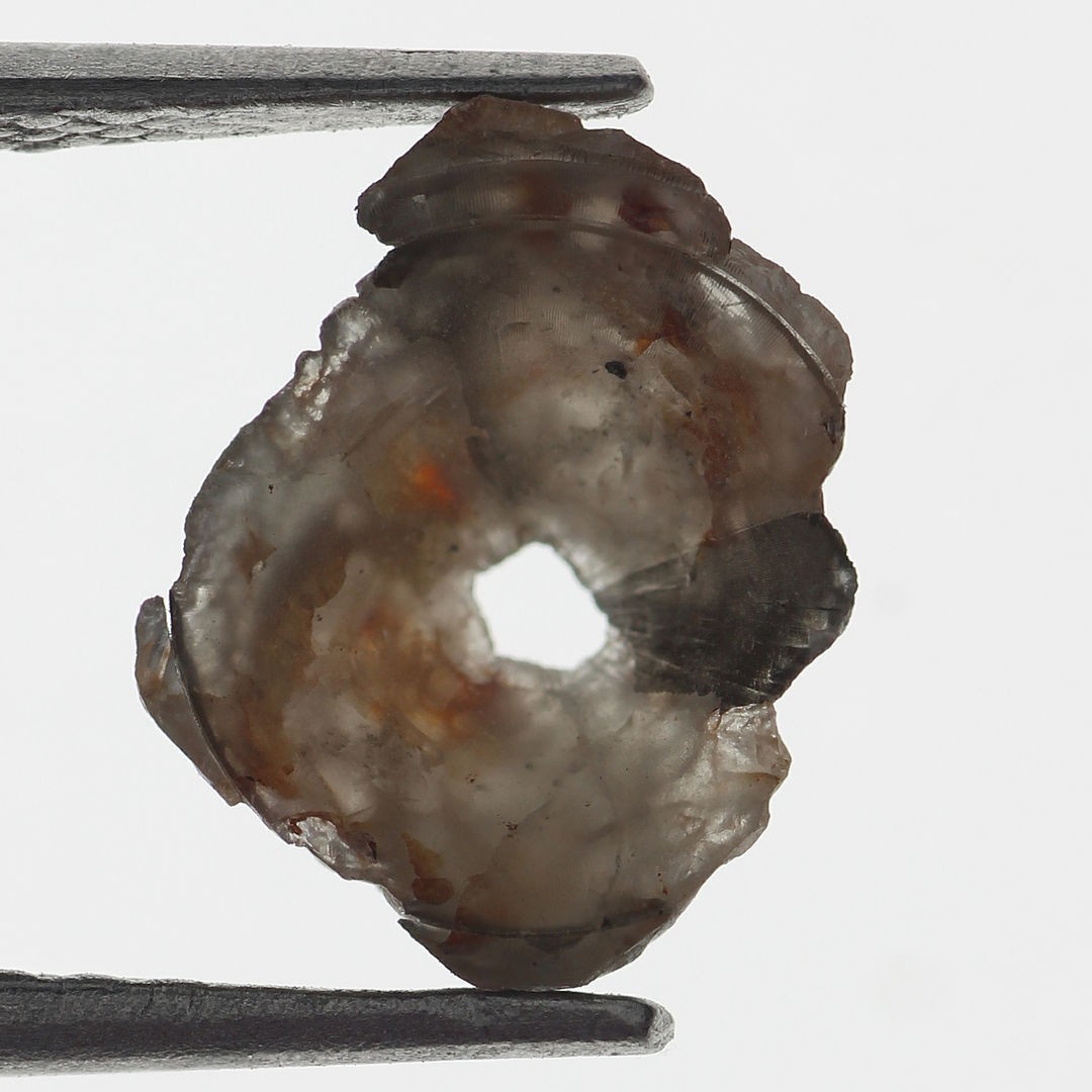 Loose Natural Brown Grey 8.16×6.26×3.49MM 0.68 carat Rough Diamond