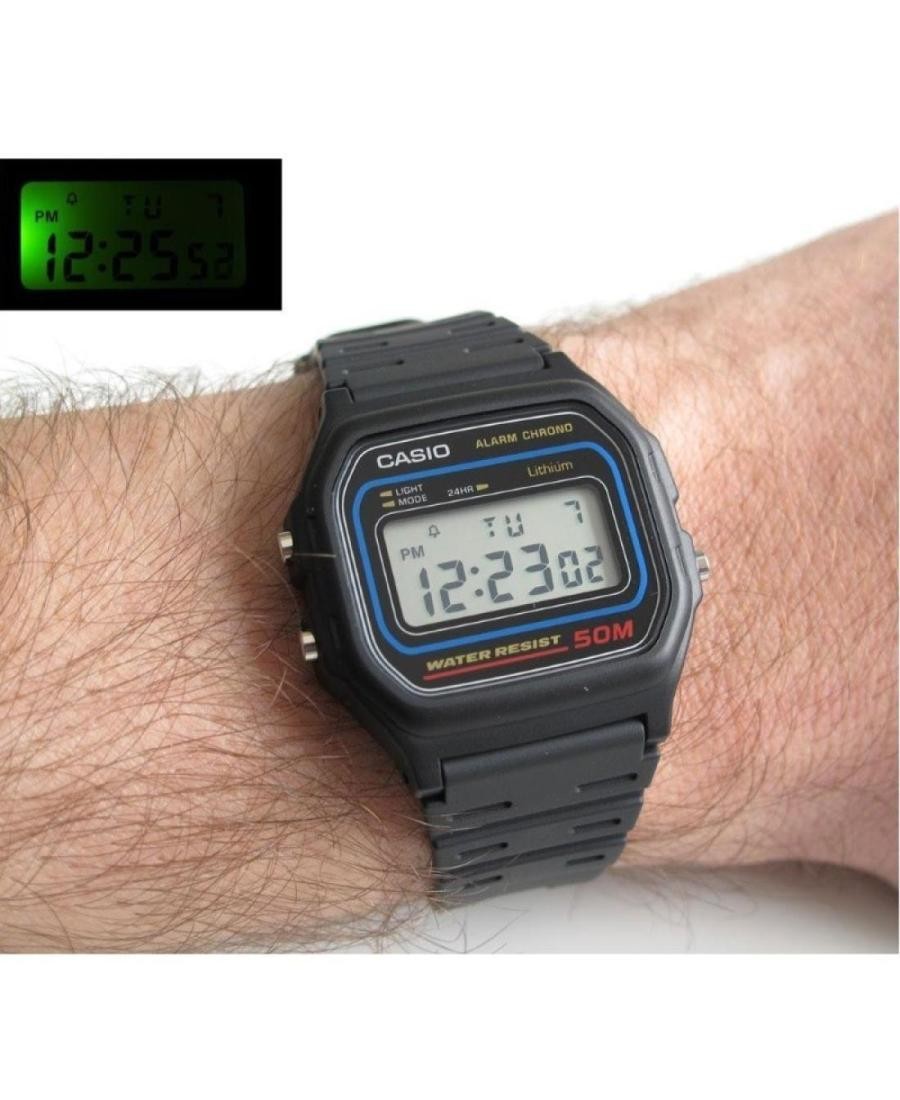 CASIO Men Digital Quartz Casual Watch Classic Dress Silver color Dial Waterproof