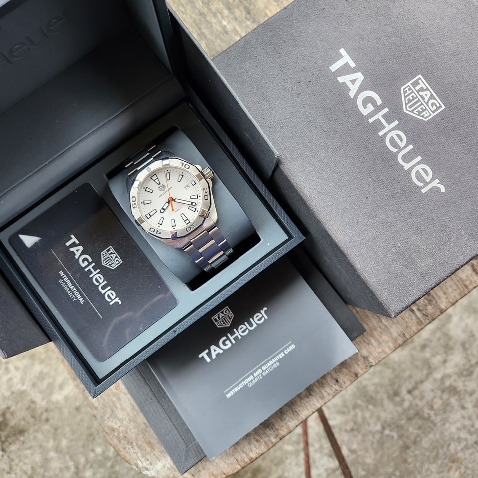 Tag Heuer Aquaracer White Dial Quartz Watch 41mm – WBD1111.BA0928