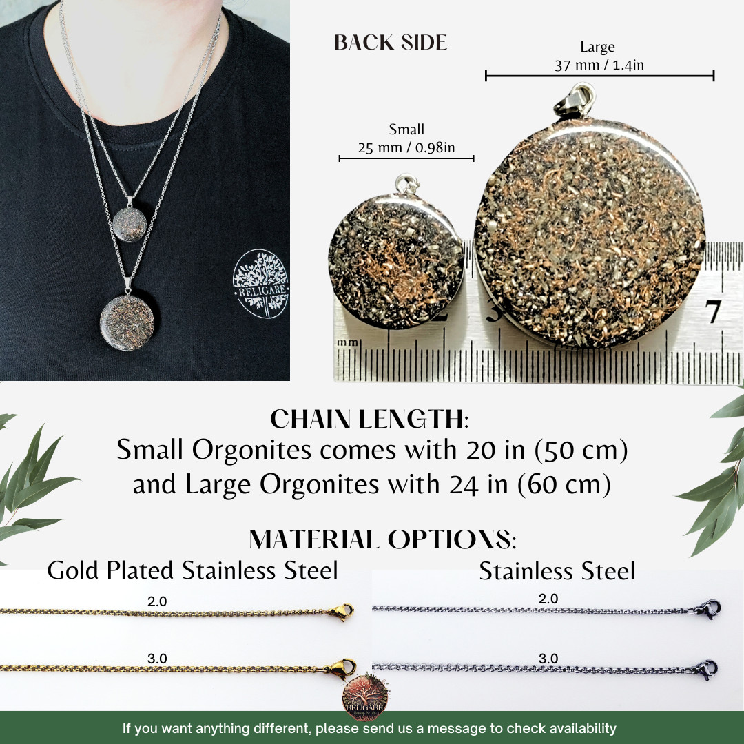 Raphael Archangel Custom Orgone choose +50 crystals. Spiritual Protection Amulet